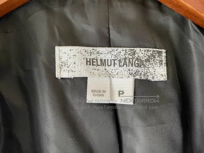 Helmut Lang Helmut Lang size P Wool Leather Sleeve Coat Jacket Size XS / US 0-2 / IT 36-38 - 4 Thumbnail