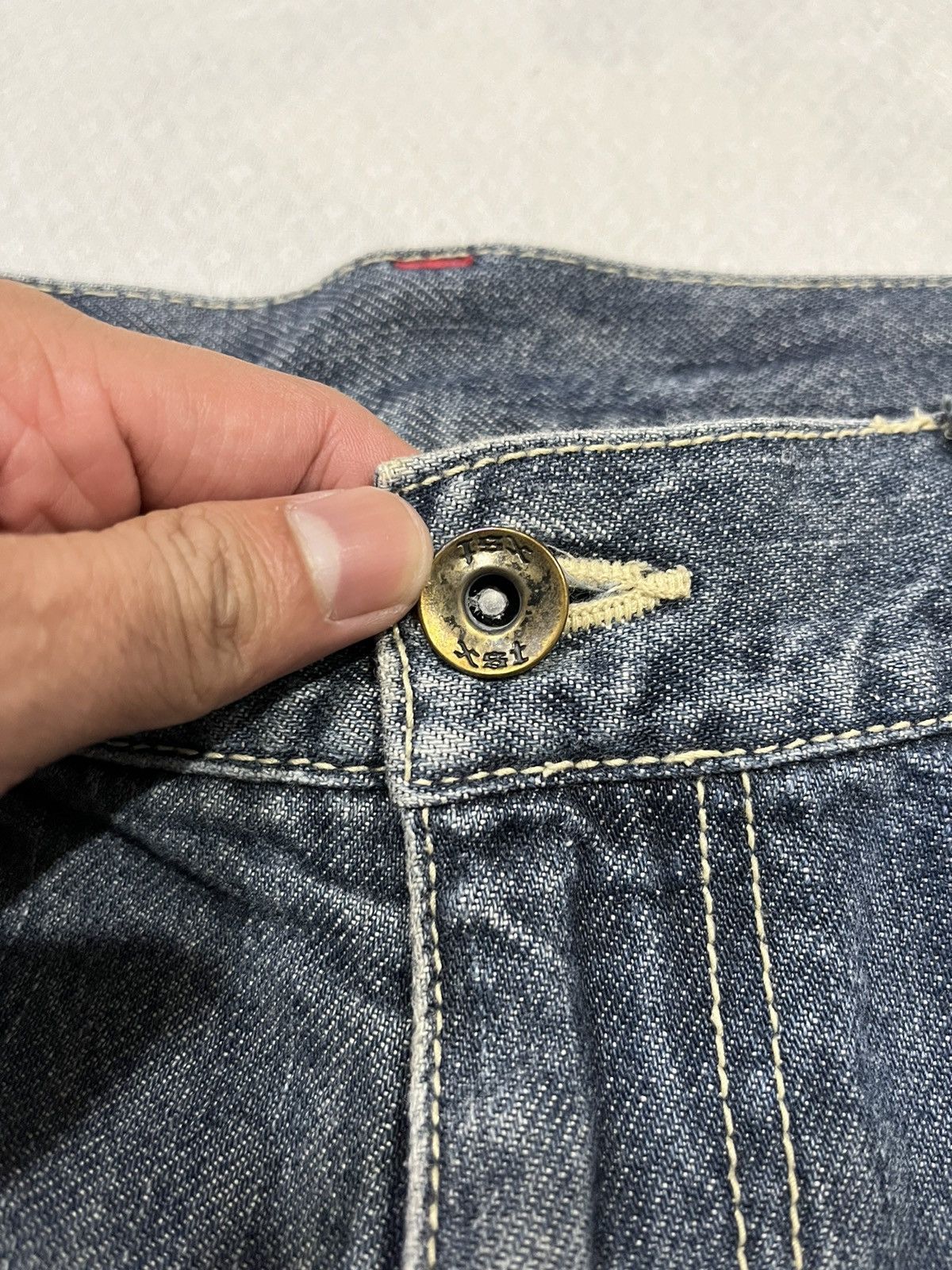 If Six Was Nine Batsu flared jeans Size US 33 - 9 Thumbnail