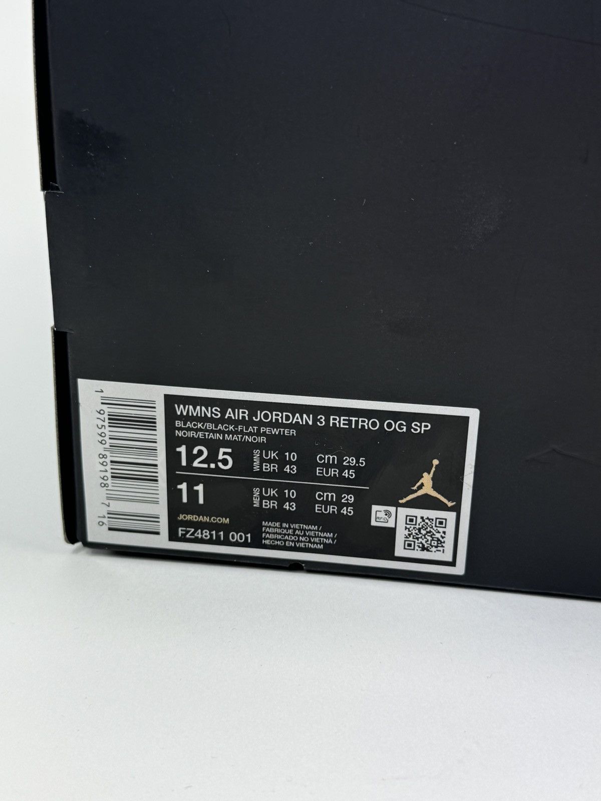 Jordan Brand JORDAN 3 RETRO OG SP SNEAKERS Size US 12.5 / EU 45-46 - 13 Thumbnail
