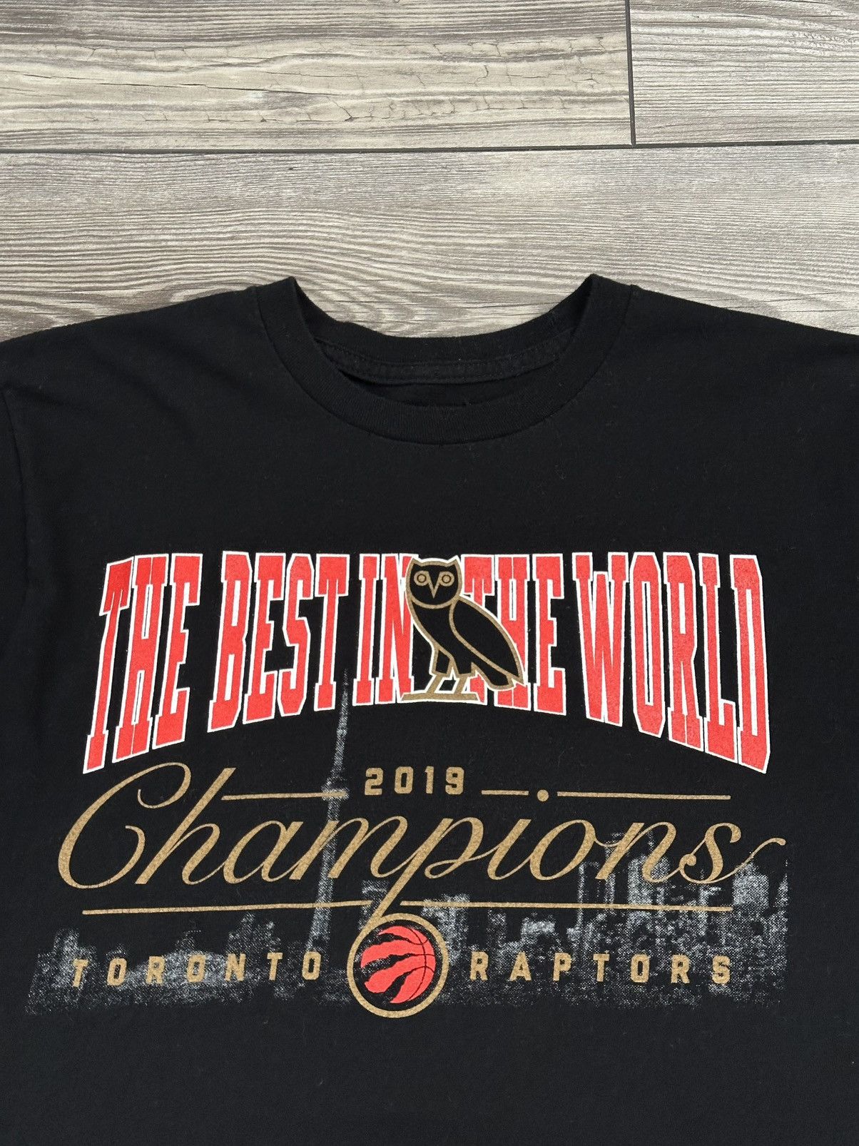 NBA × October's Very Own OVO x Toronto Raptors Best In The World T Shirt Size US S / EU 44-46 / 1 - 3 Thumbnail