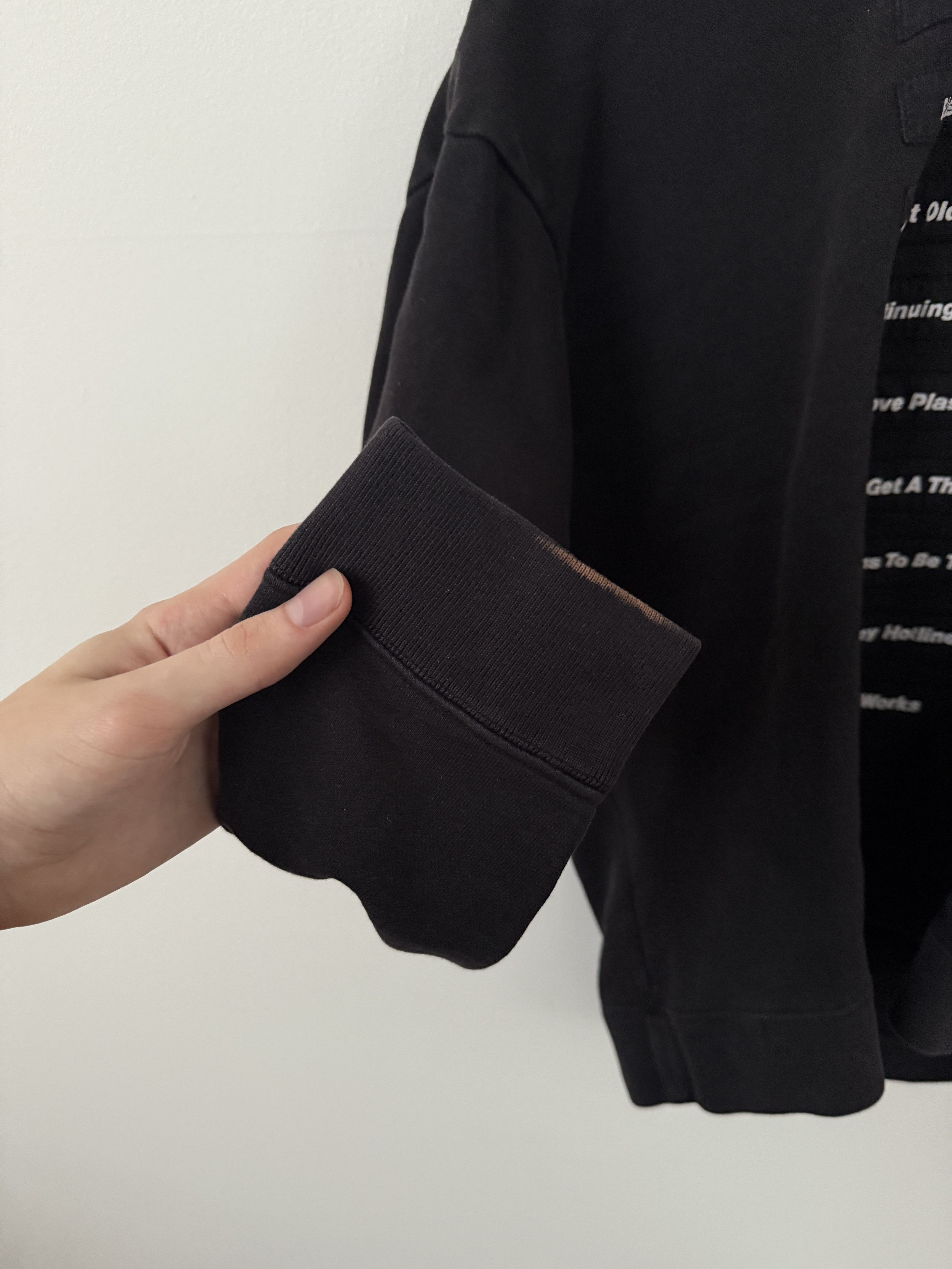 Raf Simons SS18 Poem Patch Joy Division Hoodie Size US S / EU 44-46 / 1 - 14 Thumbnail