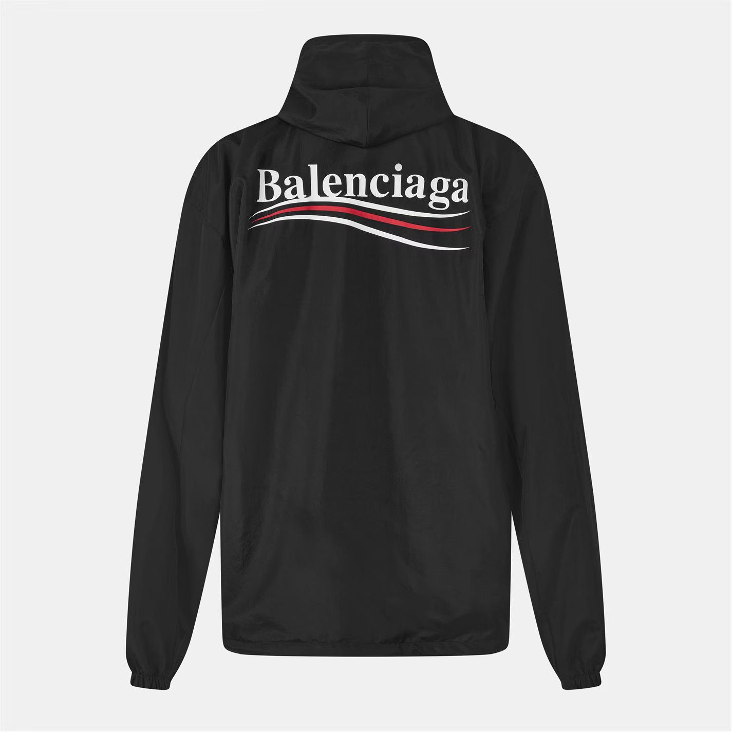 Balenciaga o1g2r1mq0226 Weather Protection Rain Anorak Jacket In Black Size US XS / EU 42 / 0 - 2 Thumbnail