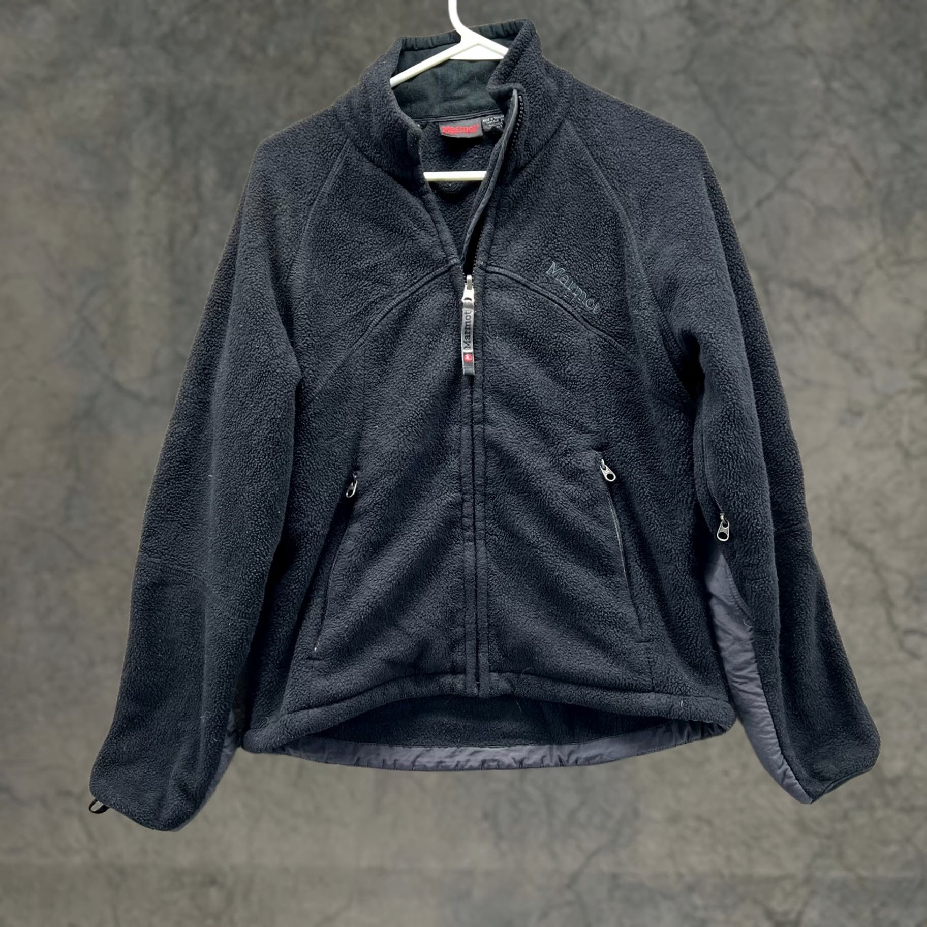 Marmot Marmot Jacket Women Medium Black Full Zip Polyester Fleece Vtg Winter Sweater Size M / US 6-8 / IT 42-44 - 1 Thumbnail