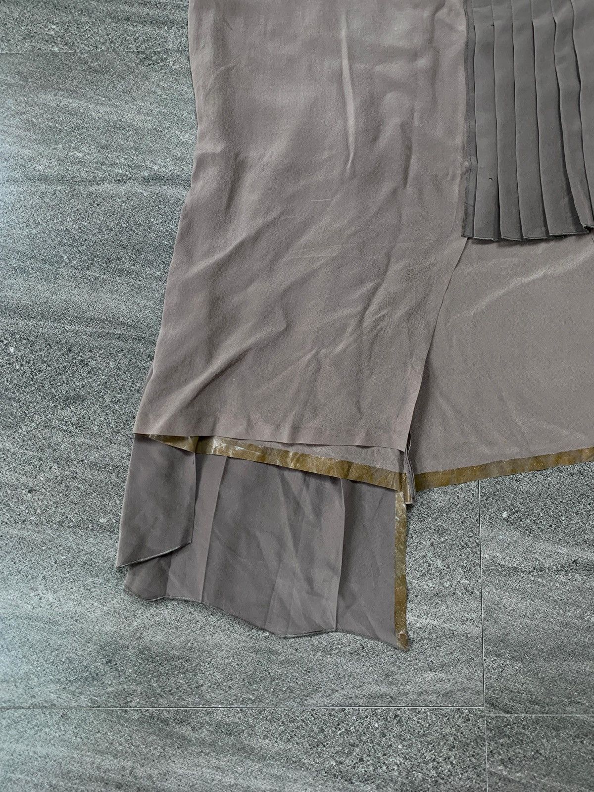 Maison Margiela FREE TAX! Hybrid Silk Mini/Midi Skirts Size 28" / US 6 / IT 42 - 3 Thumbnail