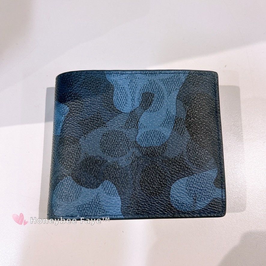 Coach NWT Coach MEN's 3-In-1 Wallet In Signature Camo Print CW232 Size ONE SIZE - 2 Thumbnail