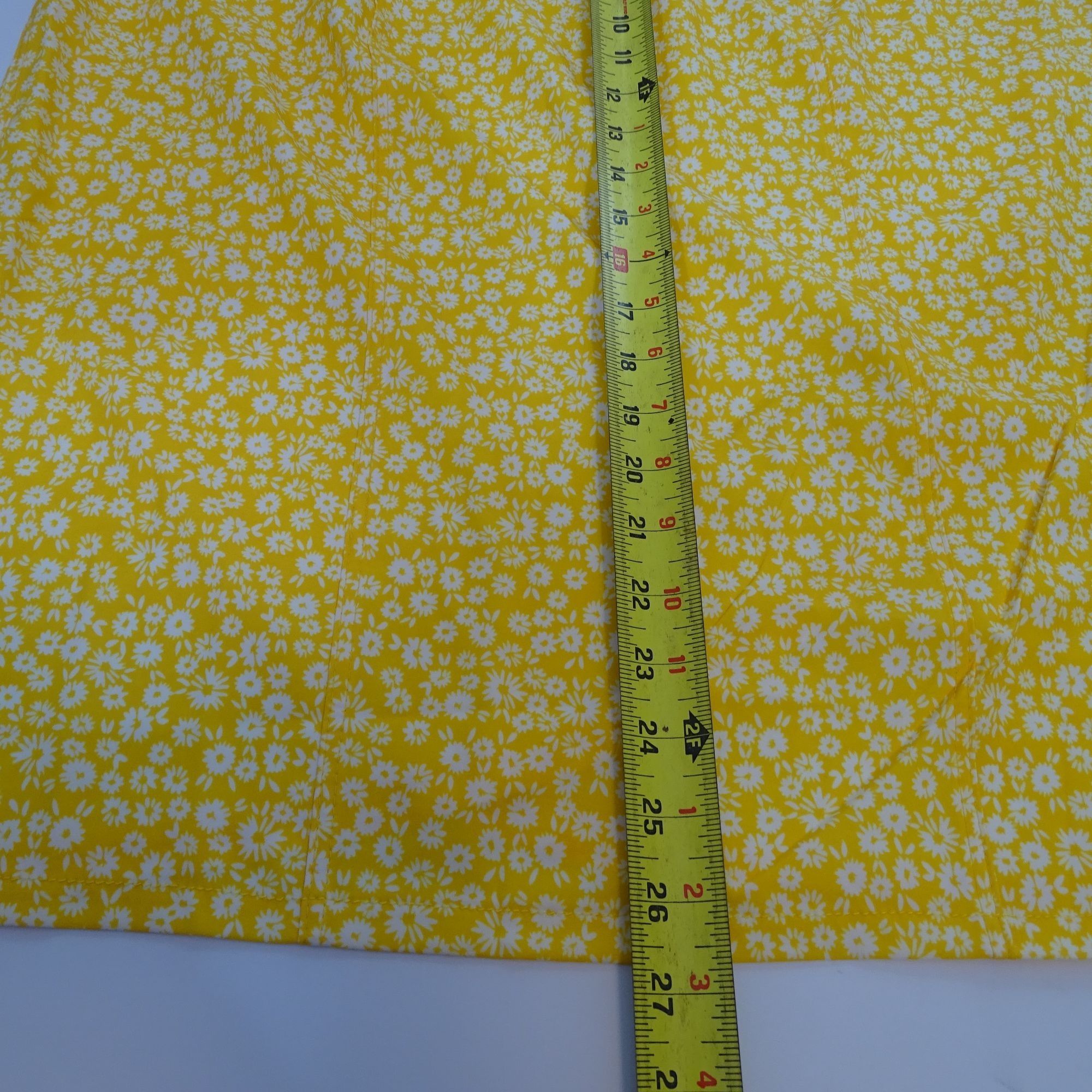 Other RipSkirt Hawaii Women Yellow Ditsy Daisy Wrap Skirt Size L Size 35" - 11 Thumbnail