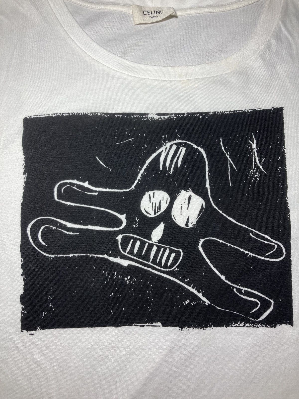 Celine SS20 Celine David Kramer Ghost Round 70s Graphic Hedi Size US M / EU 48-50 / 2 - 4 Thumbnail