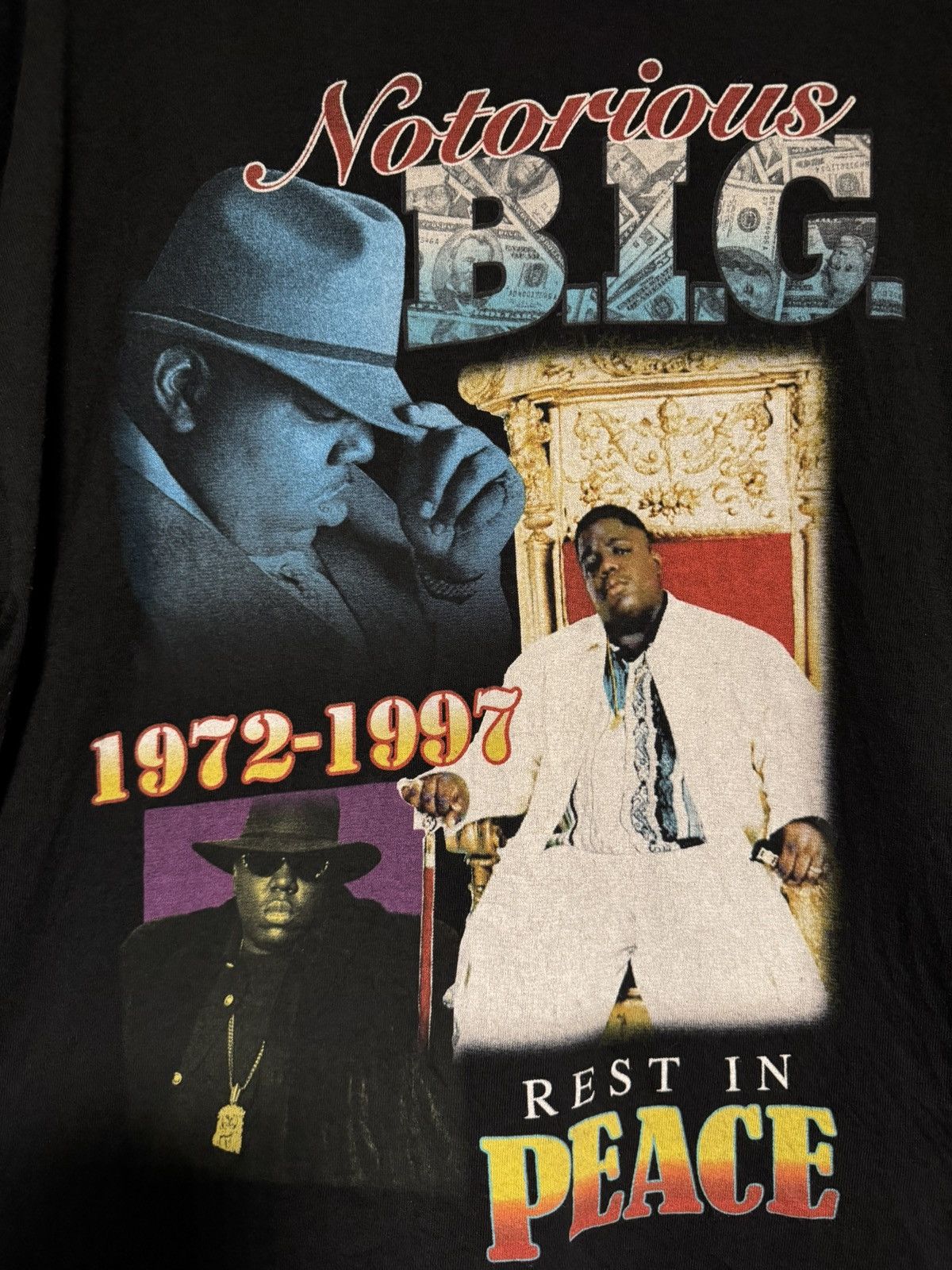 Other Vintage Y2K Notorious B.I.G. RIP Graphic Tee Biggie Smalls Size US XL / EU 56 / 4 - 5 Thumbnail