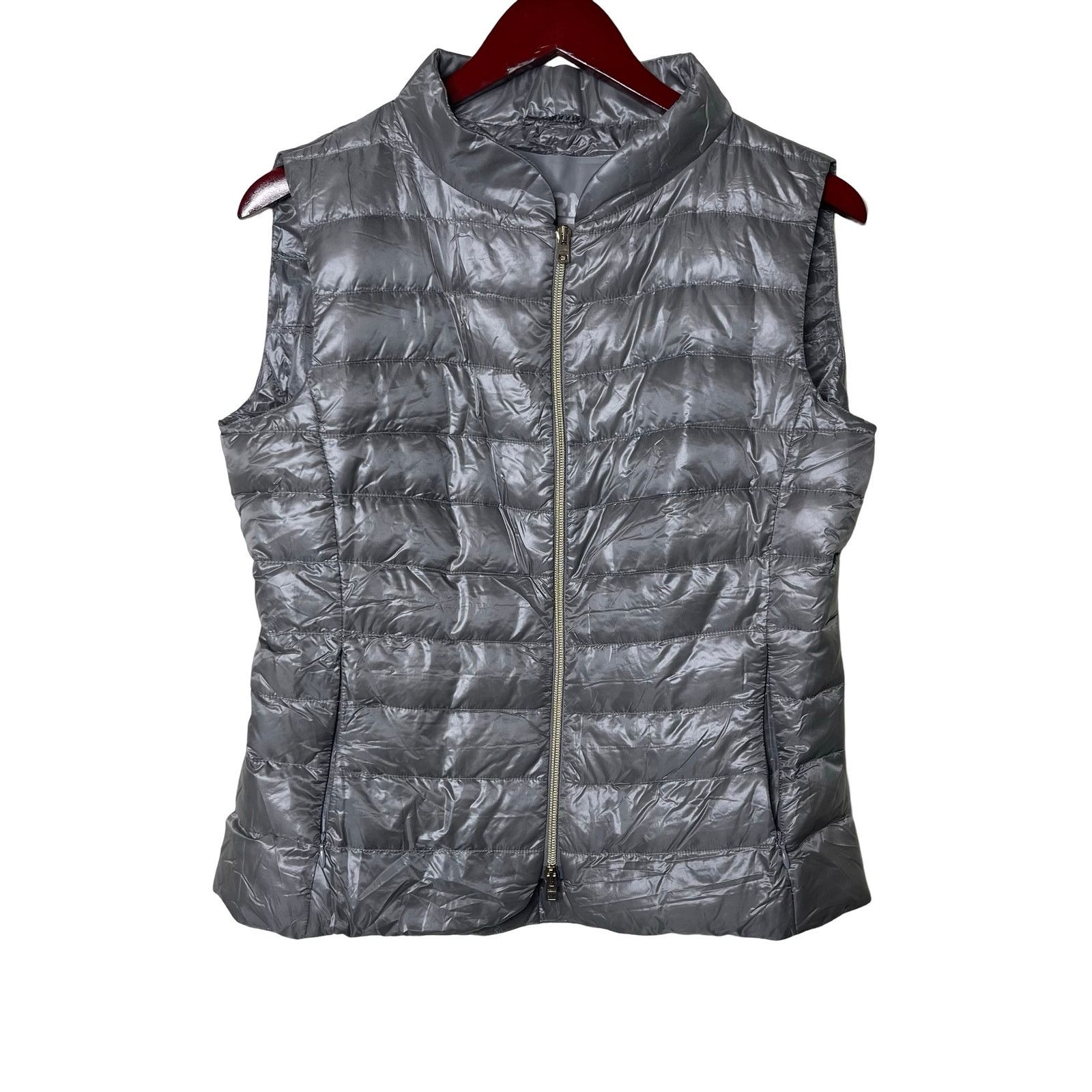 Herno Herno silver puff lightweight vest sz M Size M / US 6-8 / IT 42-44 - 1 Thumbnail