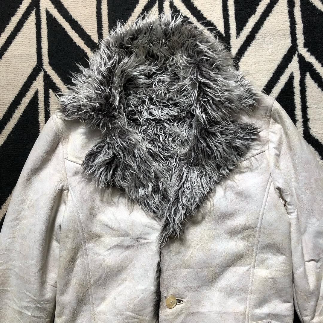 Designer × Japanese Brand Semantic Faux Fur Suede Coat Size US L / EU 52-54 / 3 - 4 Thumbnail