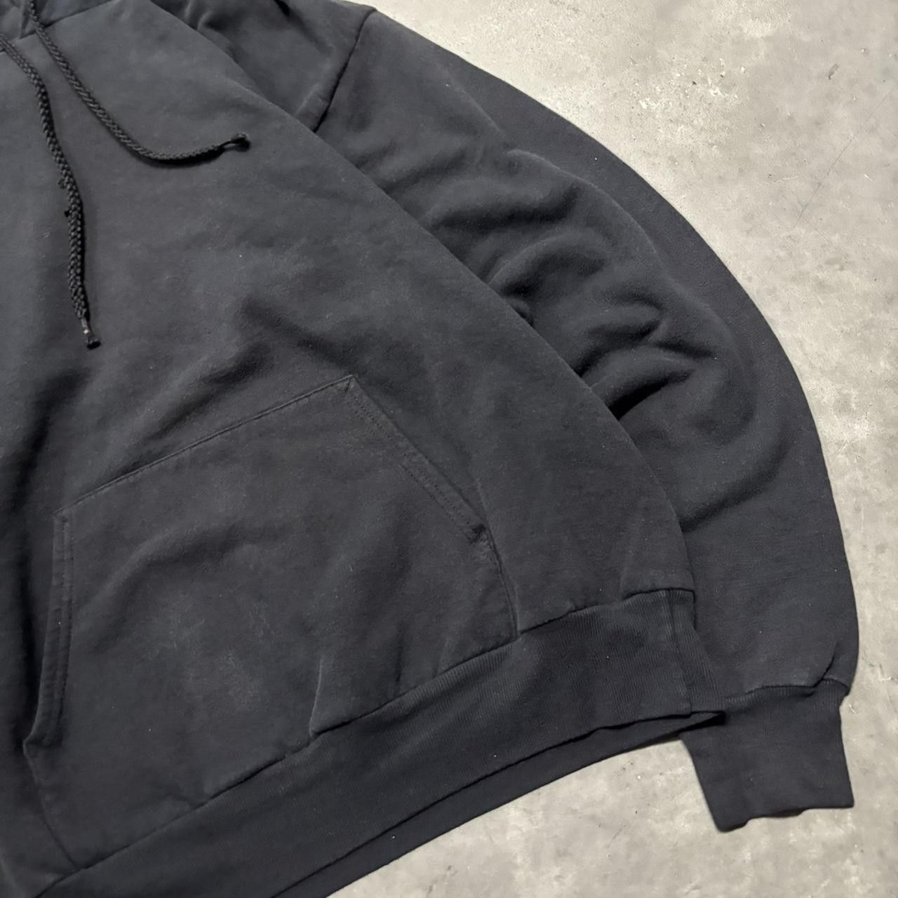Japanese Brand × Vintage Crazy Vintage Y2K/2000s Black Streetwear Essential Hoodie! Size US M / EU 48-50 / 2 - 4 Thumbnail