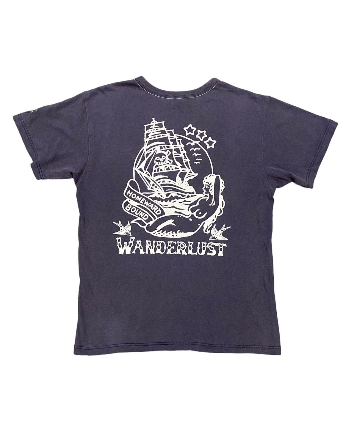 Skull Jeans by an Alchemist 7 Seas Pin up girl tee Size S / US 4 / IT 40 - 1 Thumbnail