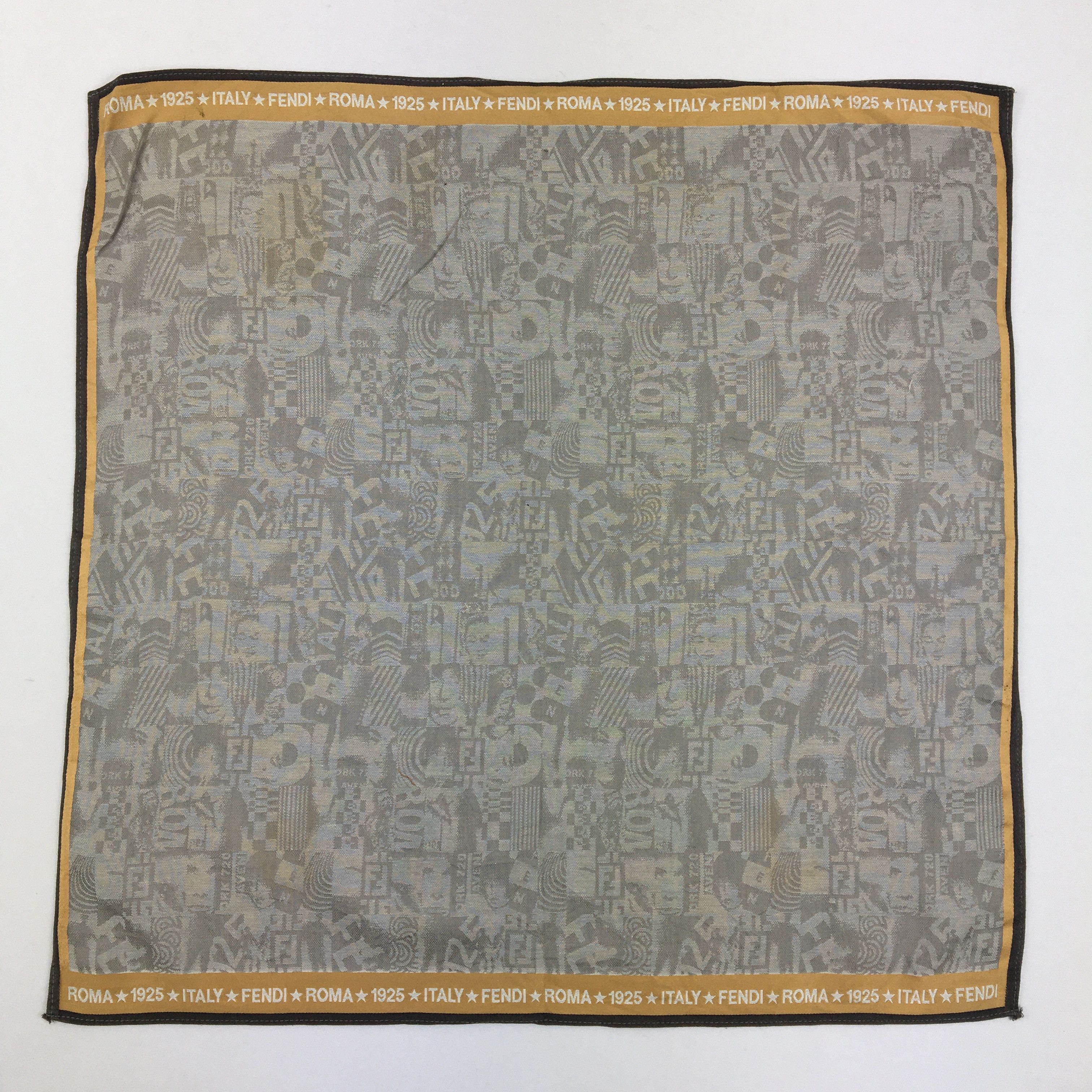 Japanese Brand Vintage Fendi Handkerchief Neckerchief Bandana Size ONE SIZE - 2 Thumbnail