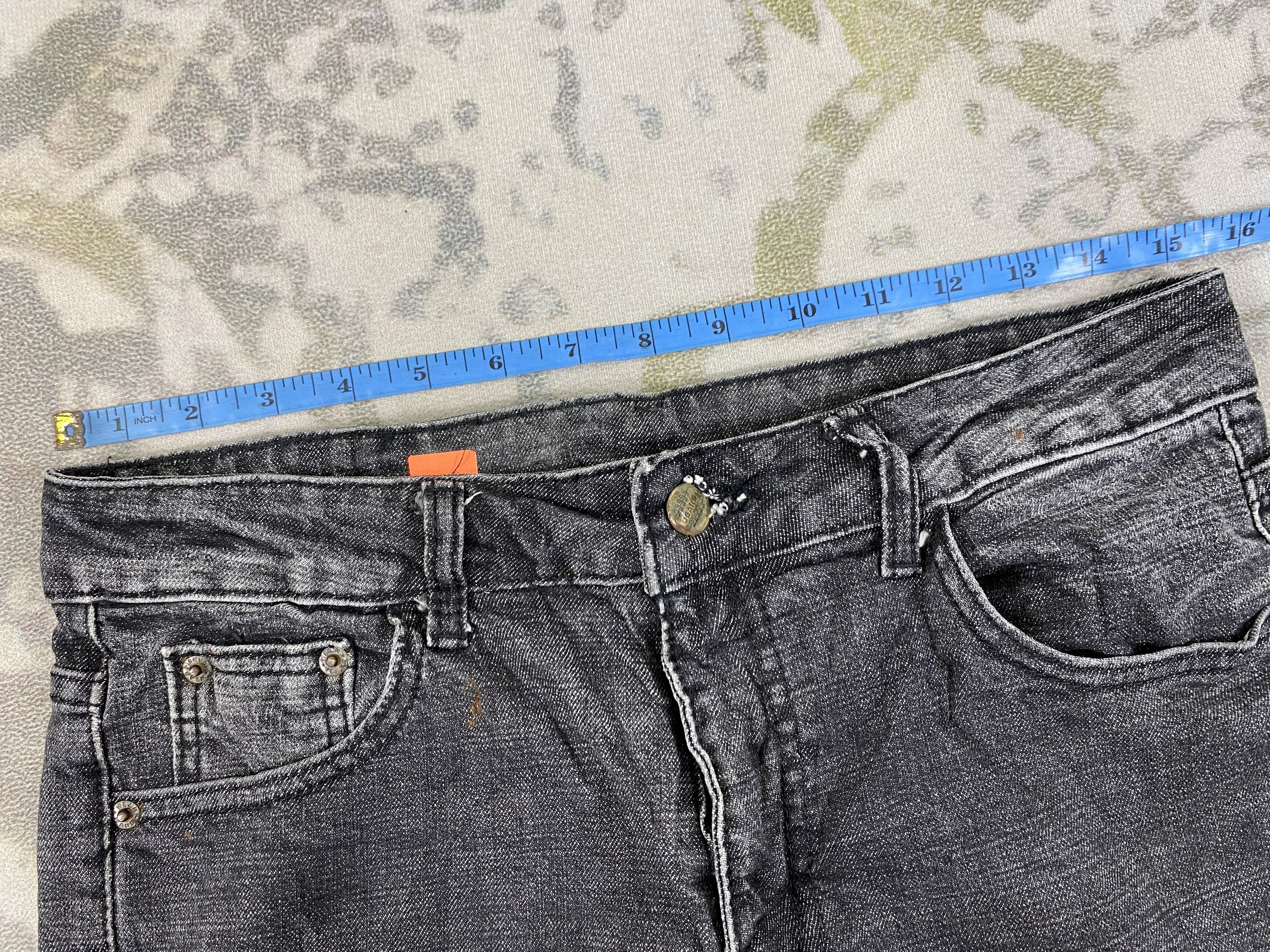Hysteric Glamour Vintage New York Distressed Black Jeans 31x30 Denim- JN3811 Size US 31 - 5 Thumbnail
