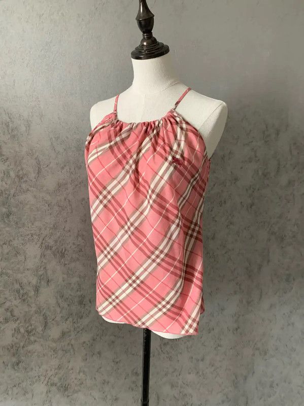 Burberry Burberry Pink Plaid Sleeveless Long Tee Size M / US 6-8 / IT 42-44 - 1 Thumbnail