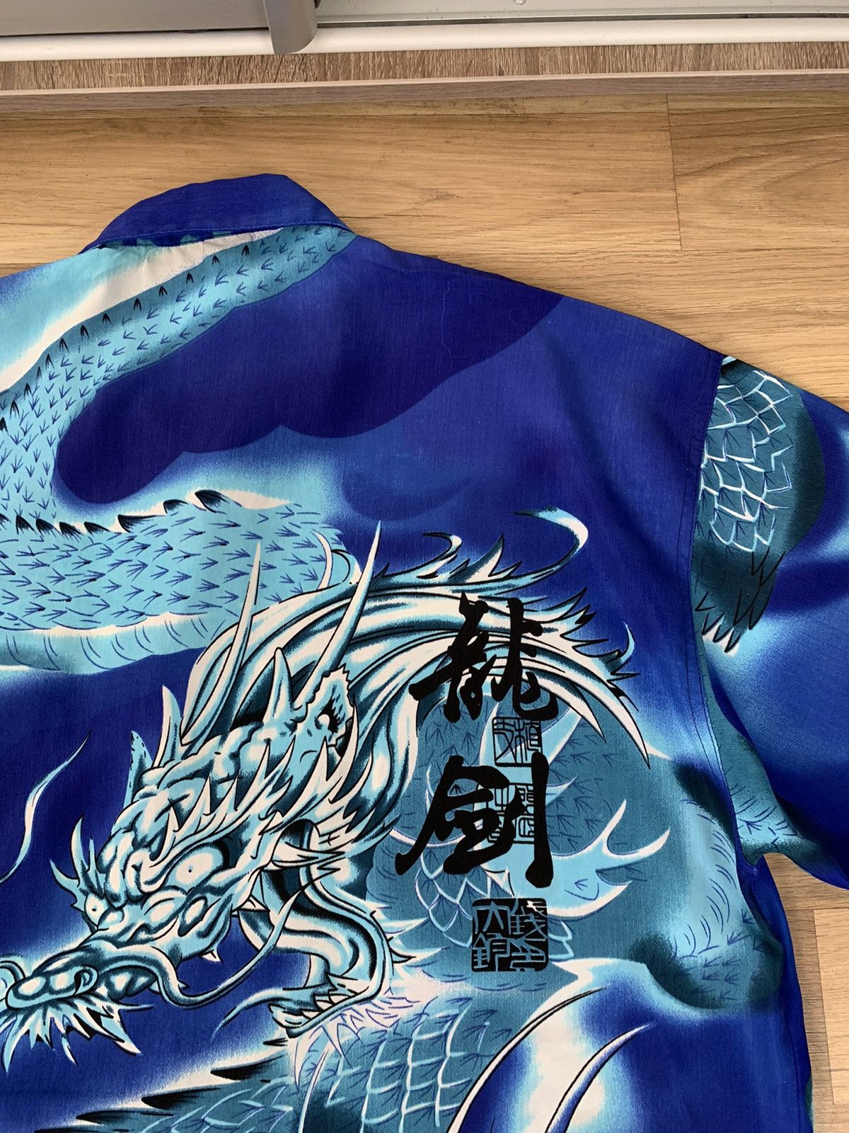 Vintage Vintage Y2K Japanese Style Dragon Button Up Shirt Size US XL / EU 56 / 4 - 16 Thumbnail