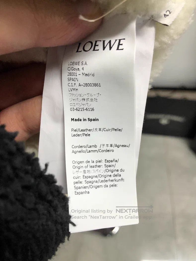 Loewe Loewe Front Zip Leather Pilot Jacket with Collar, Brown Size S / US 4 / IT 40 - 5 Thumbnail