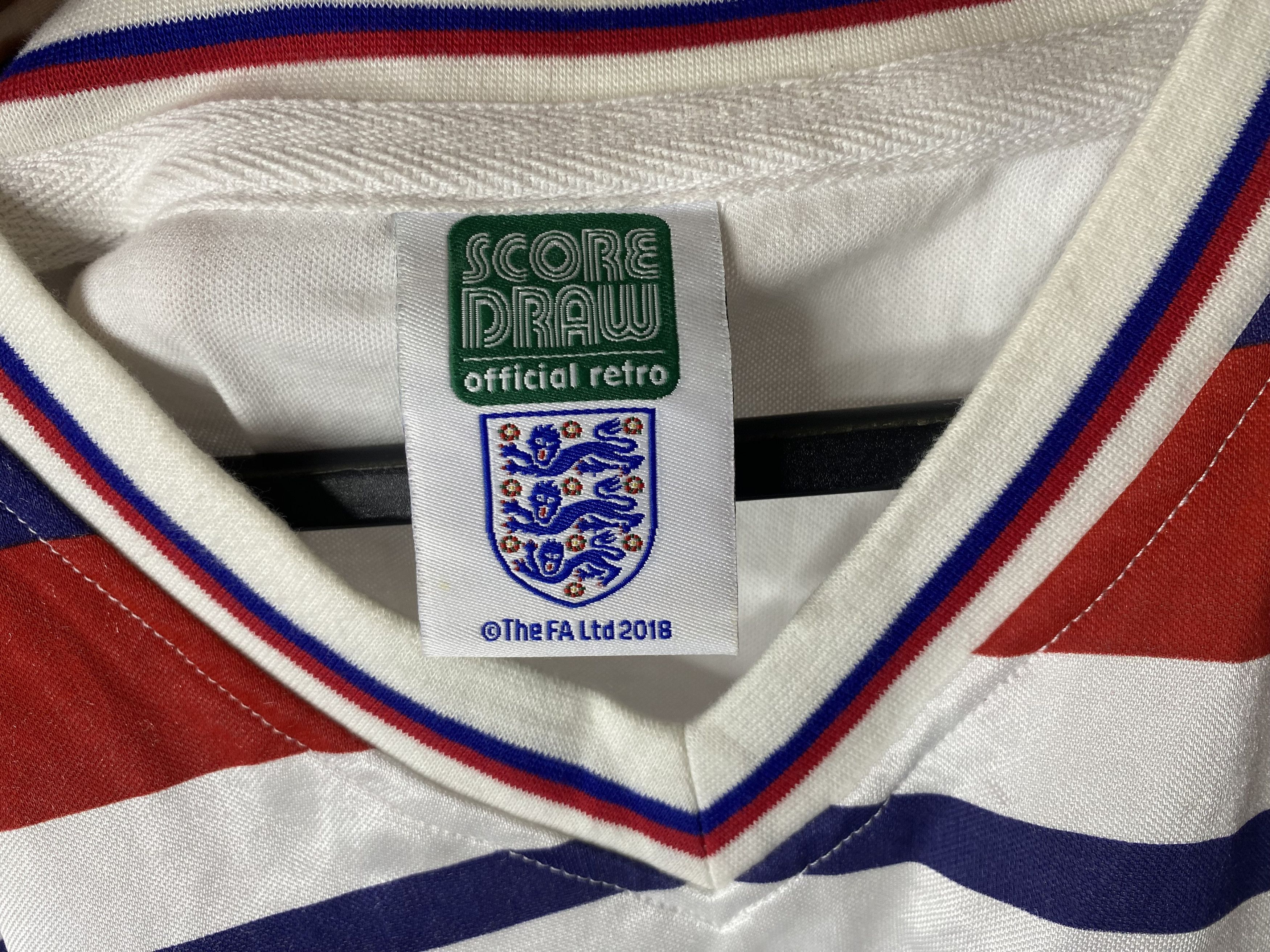 UEFA ENGLAND 1980 HOME RETRO REPLICA FOOTBALL SHIRT SOCCER JERSEY Size US XXL / EU 58 / 5 - 4 Thumbnail