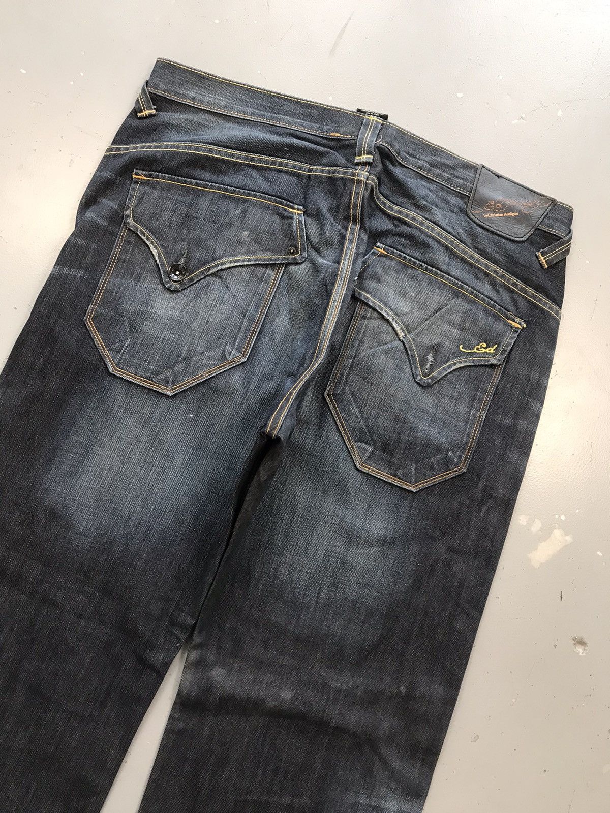 Ed Hardy × Vintage Rare vintage Edhardy straight fit denim Size US 40 / EU 56 - 10 Thumbnail