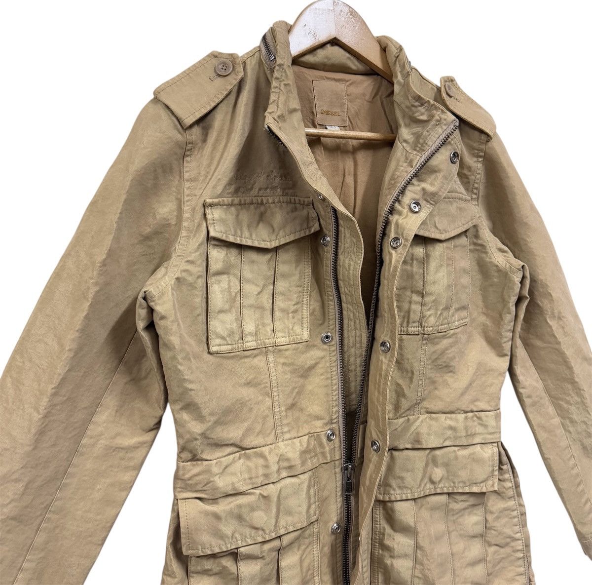 Diesel Diesel Metallic Tactical Utility Jacket Size US M / EU 48-50 / 2 - 5 Thumbnail