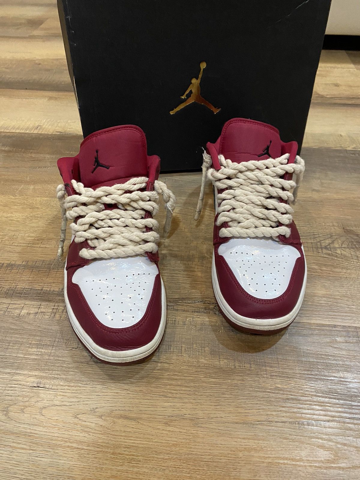 Jordan Brand Jordan 1 Low Rope Laces Size US 12 / EU 45 - 1 Thumbnail