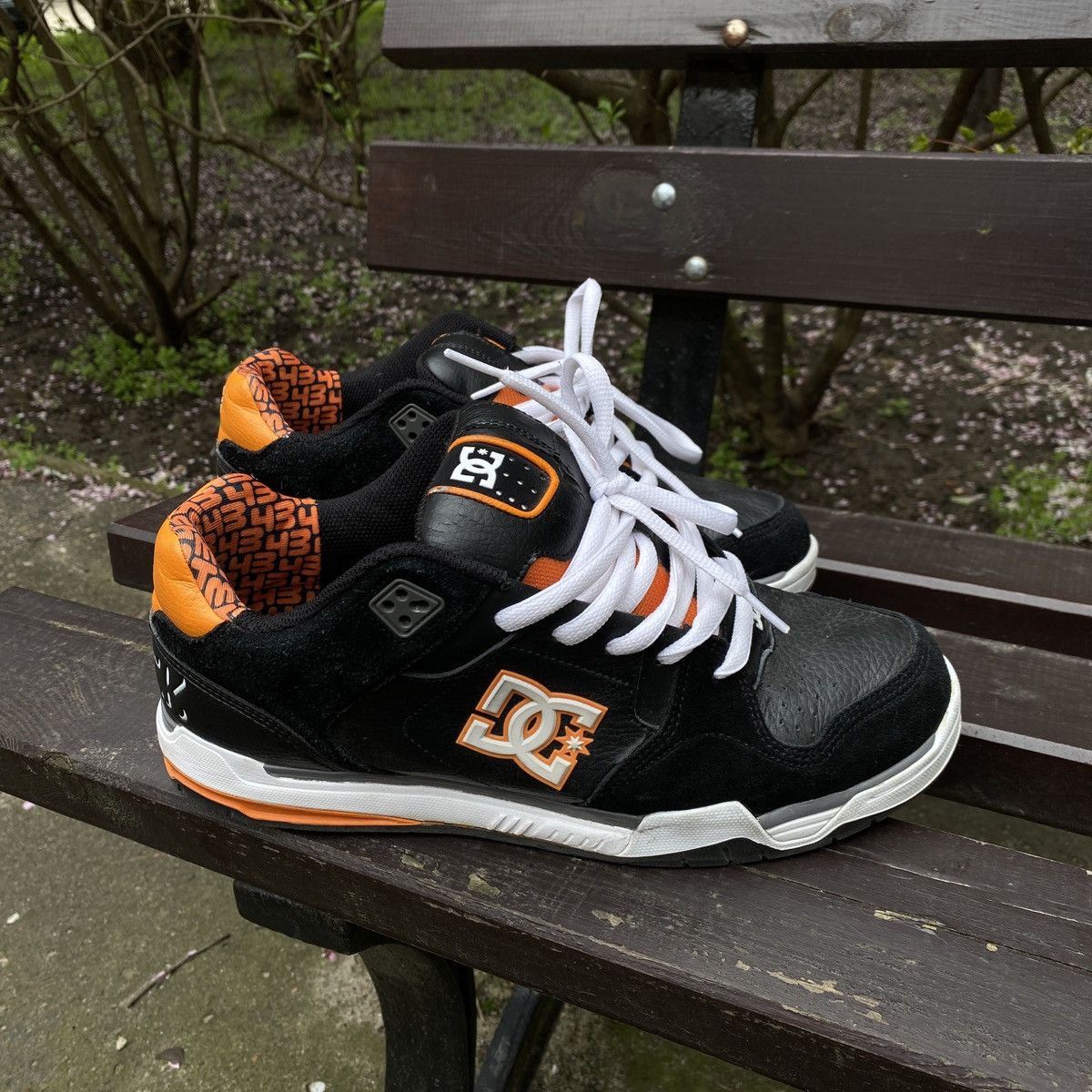 image of Dc Shoes X Ken Block 43 Skate Bmx VTG Black Sneakers Size 10, Men's