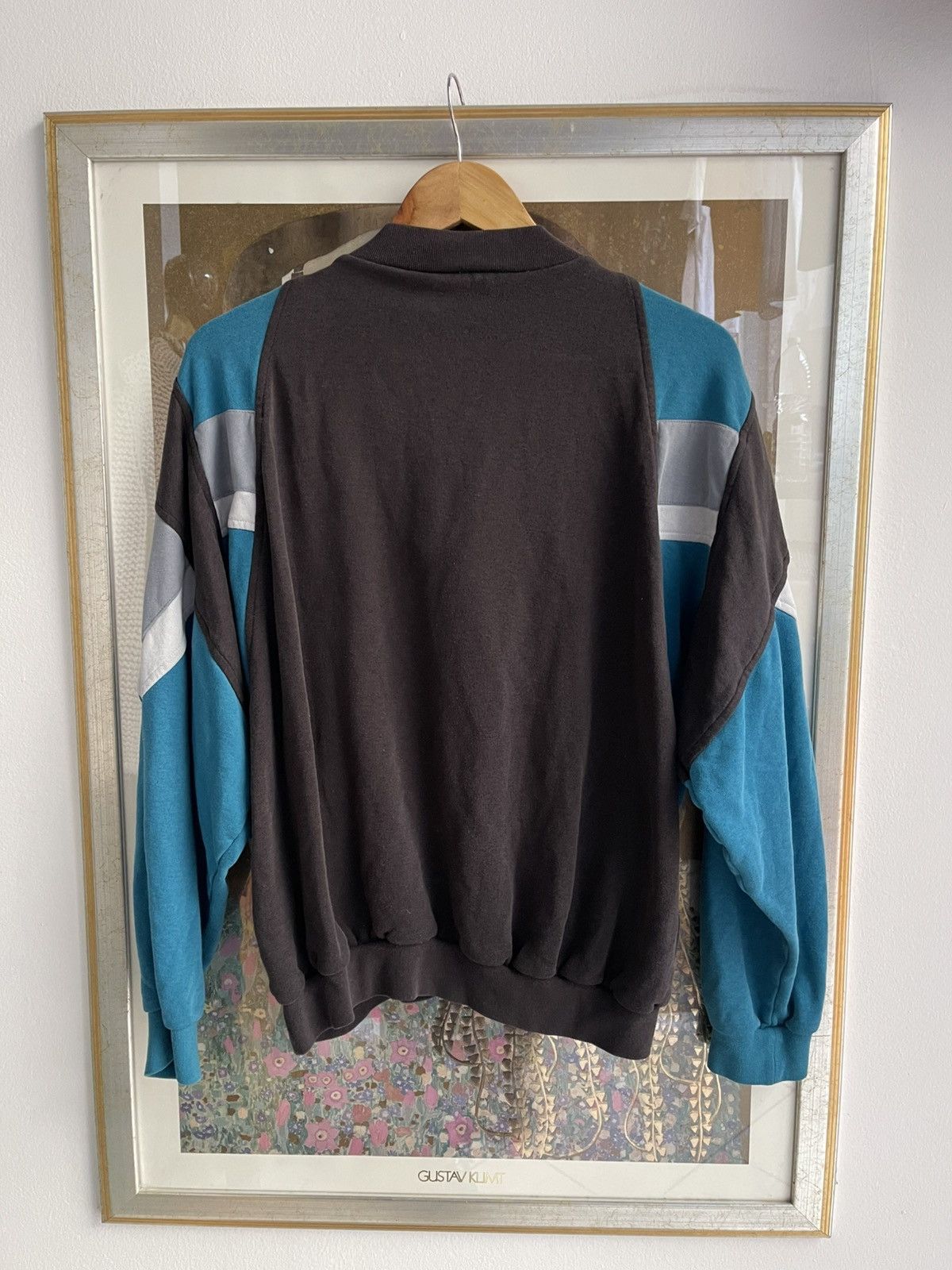 Adidas Vintage Adidas Quarter Zip Sweatshirt 90s Size US M / EU 48-50 / 2 - 2 Thumbnail