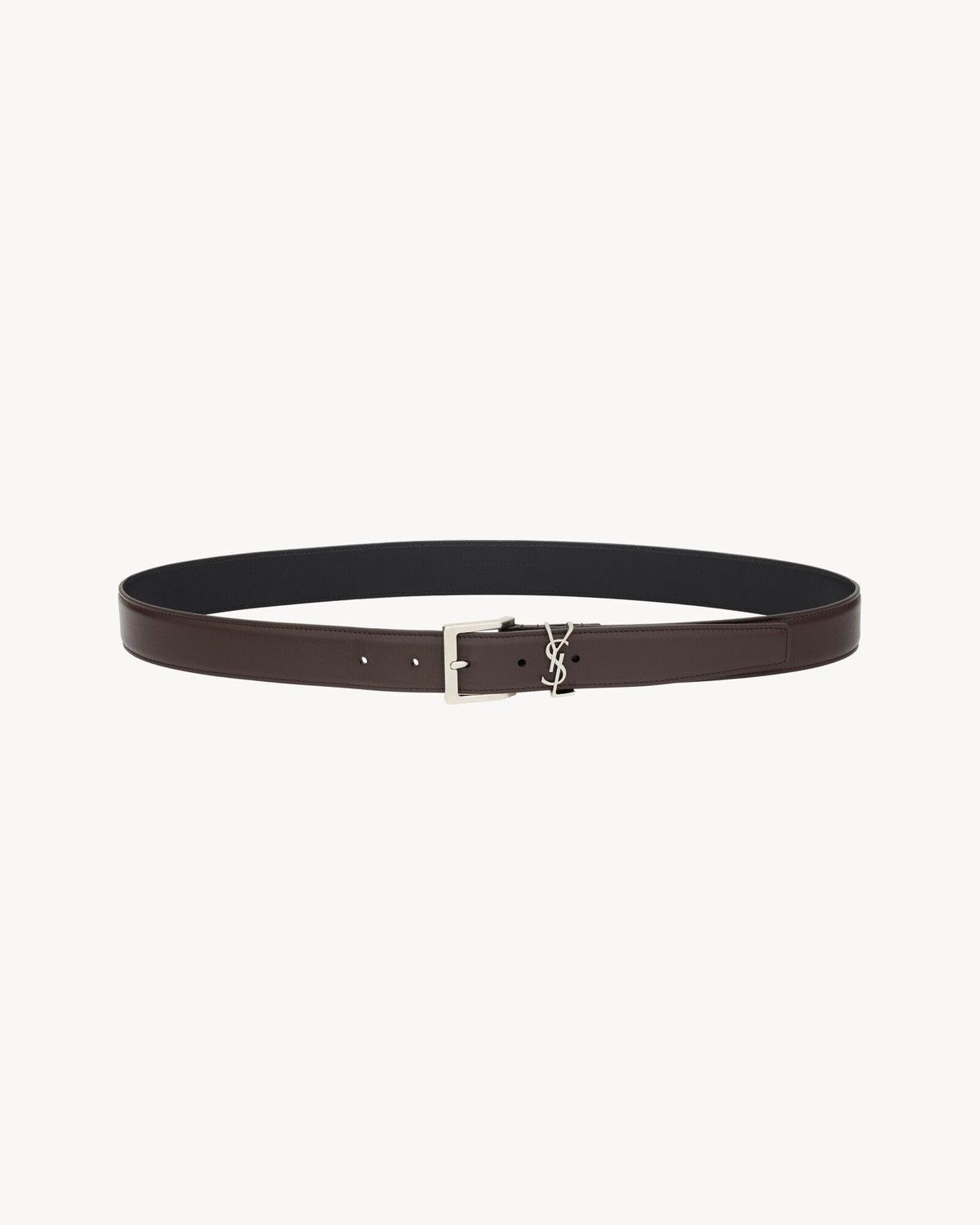 Saint Laurent Paris CASSANDRE VADIM BELT IN SMOOTH LEATHER Size ONE SIZE - 2 Thumbnail