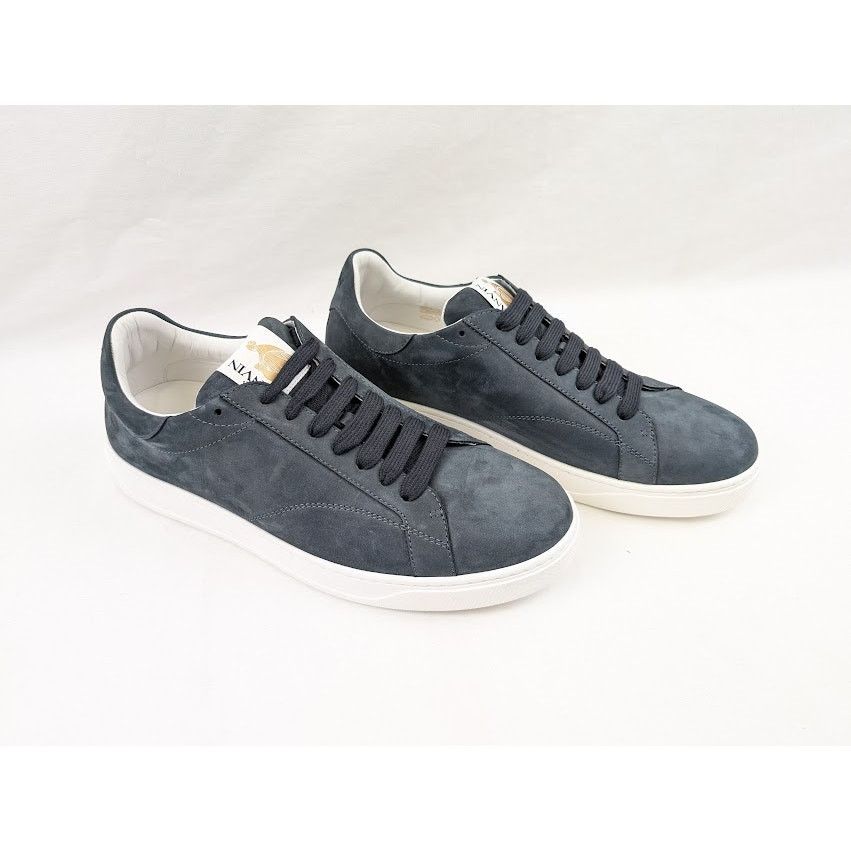 Lanvin o1rshd1 DDB0 Low-Top Sneakers in Navy Blue Size US 13 / EU 46 - 12 Thumbnail