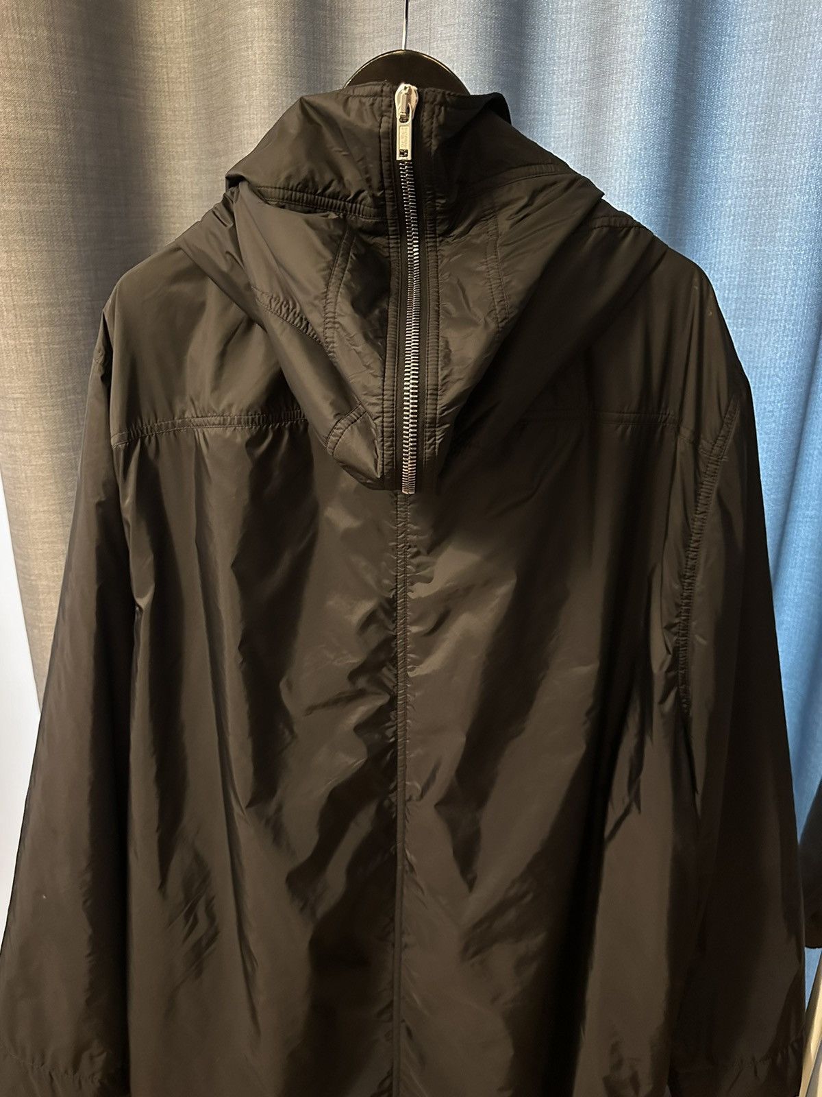 Rick Owens Drkshdw Rick Owens "Sisy" Parka Jacket Black Drkshdw Zip Trenchcoat Size US M / EU 48-50 / 2 - 3 Thumbnail