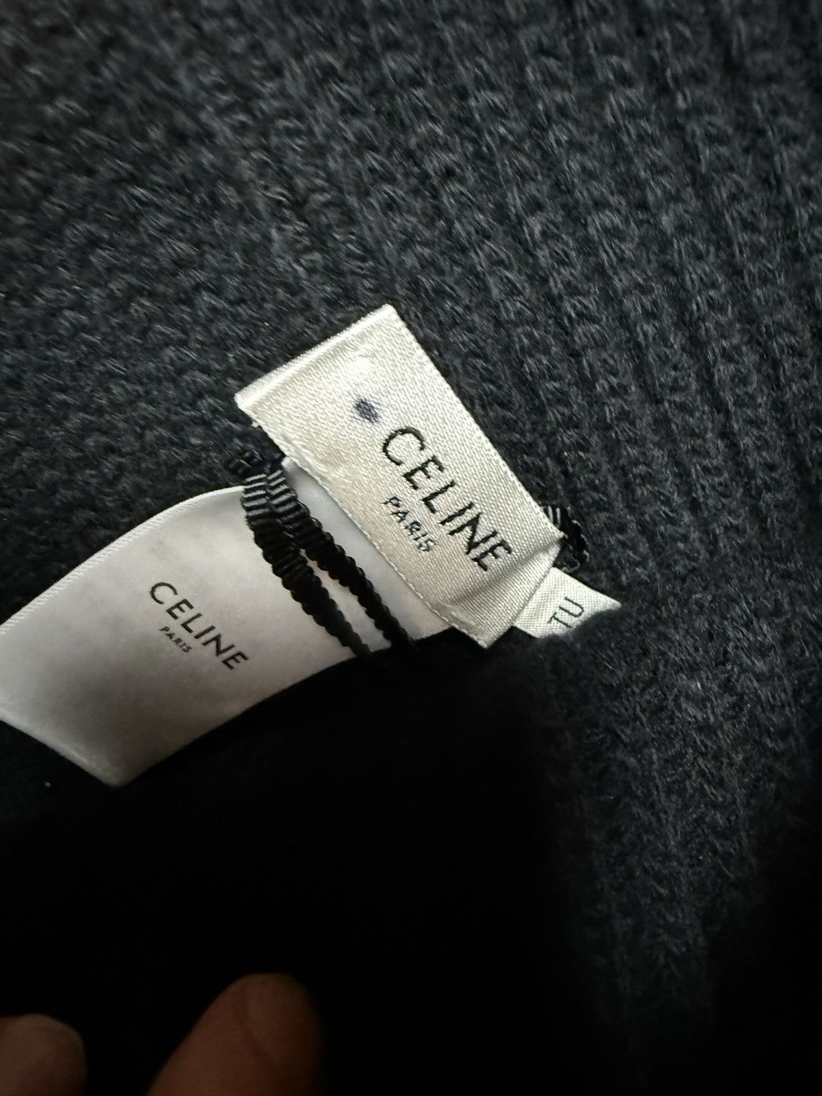 Celine Rainbow Sequin Logo Beanie Hat x Hedi Slimane Size ONE SIZE - 2 Thumbnail