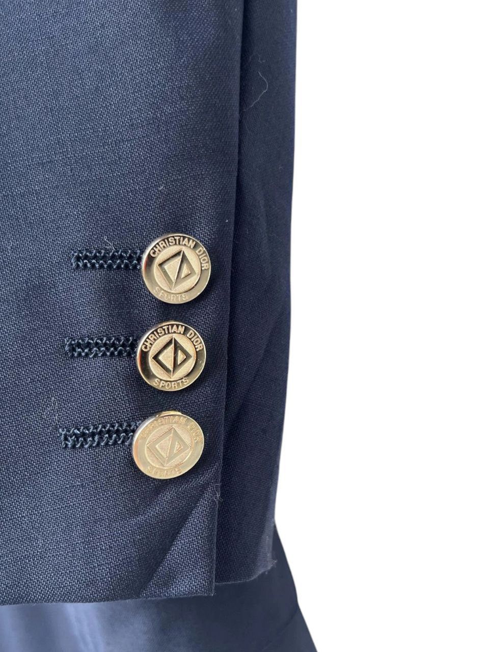 Christian Dior Monsieur Vintage Christian Dior Sports Metal Gold Buttons Jacket Size US M / EU 48-50 / 2 - 17 Thumbnail