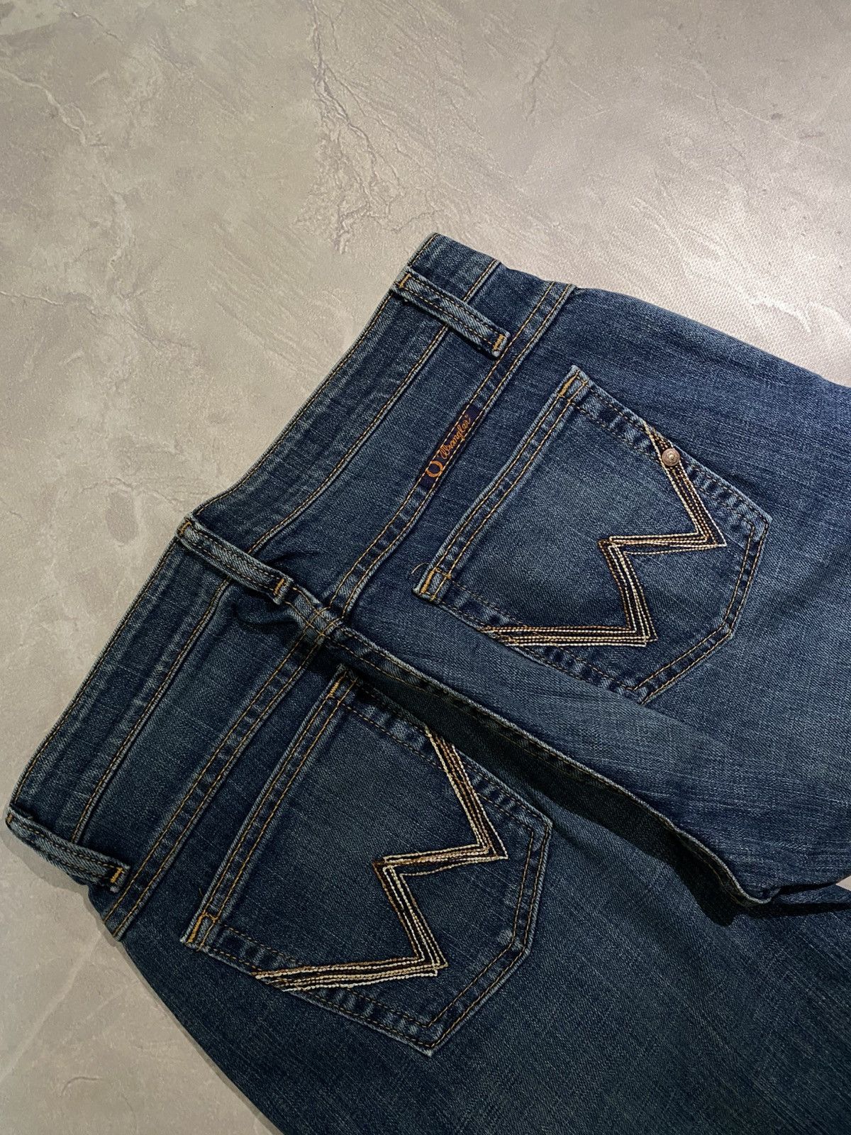 Wrangler CRAZY Vintage Flare If Six Was Nine Style Y2K Avan Archive Size US 31 - 8 Thumbnail
