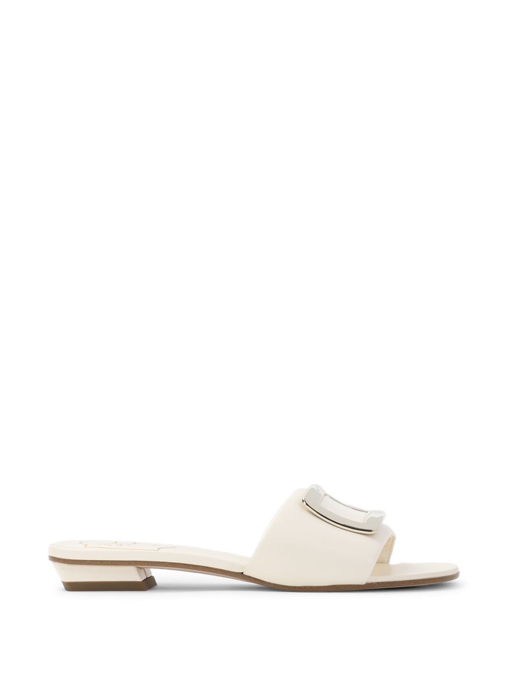 Roger Vivier LEATHER FLAT SANDALS Size US 8.5 / IT 38.5 - 1 Thumbnail