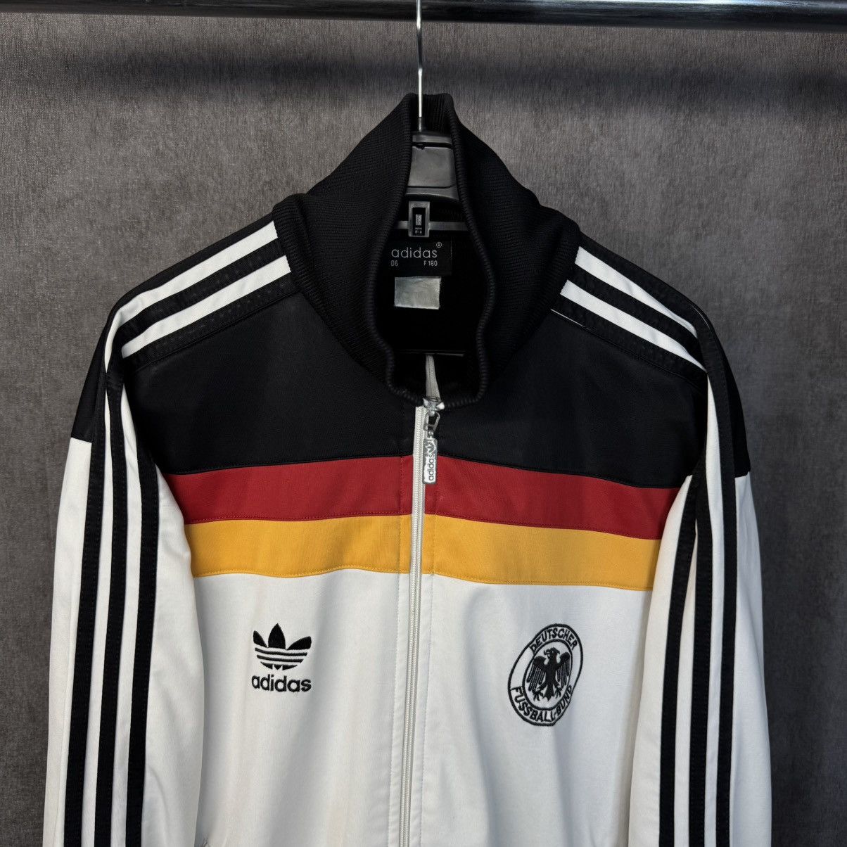 Adidas × Vintage Y2K Vintage adidas Deutscher zip track suit jacket Size US L / EU 52-54 / 3 - 2 Thumbnail