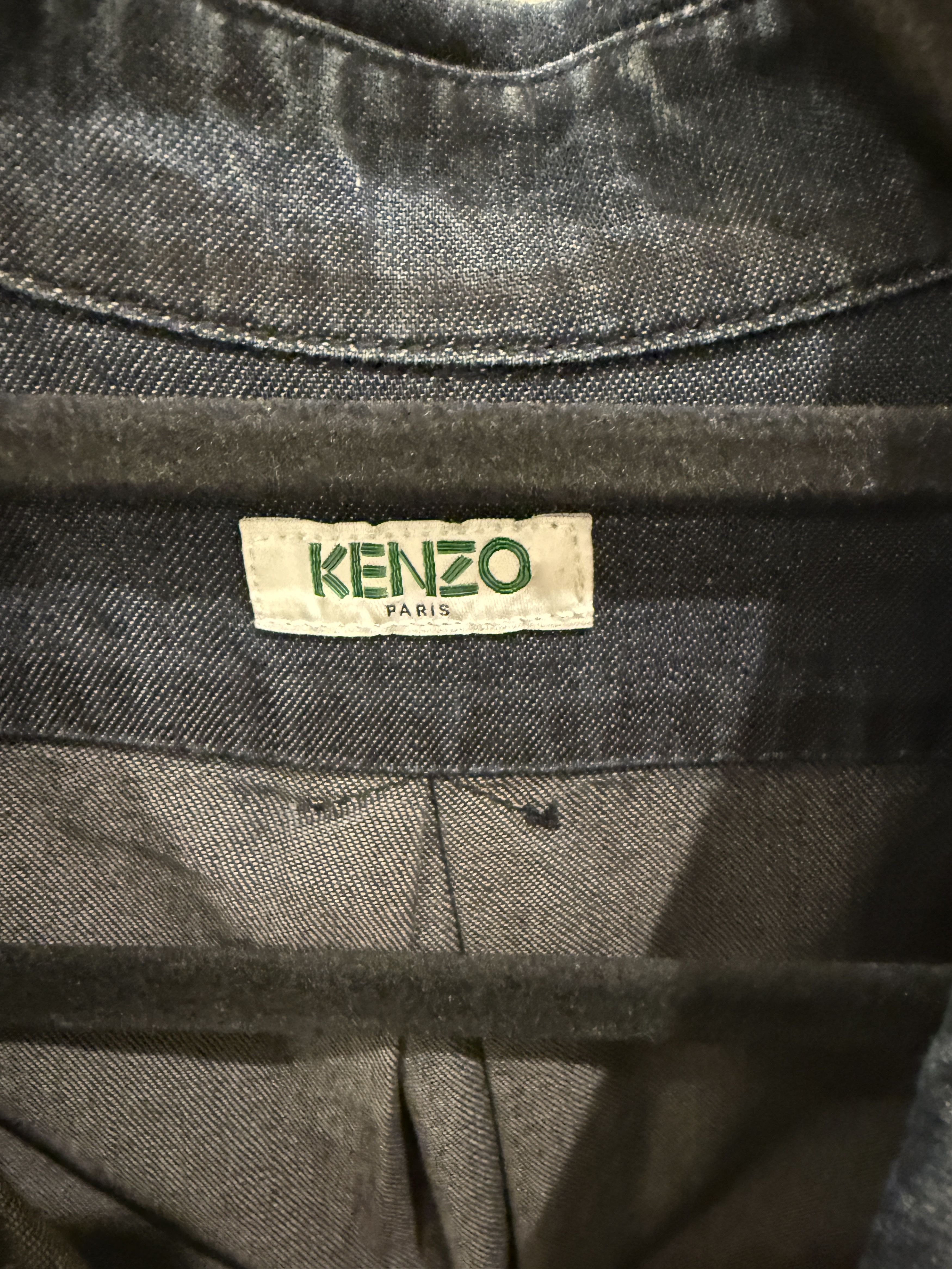 Kenzo Kenzo Denim Tiger Shirt | Size L Size US L / EU 52-54 / 3 - 5 Thumbnail