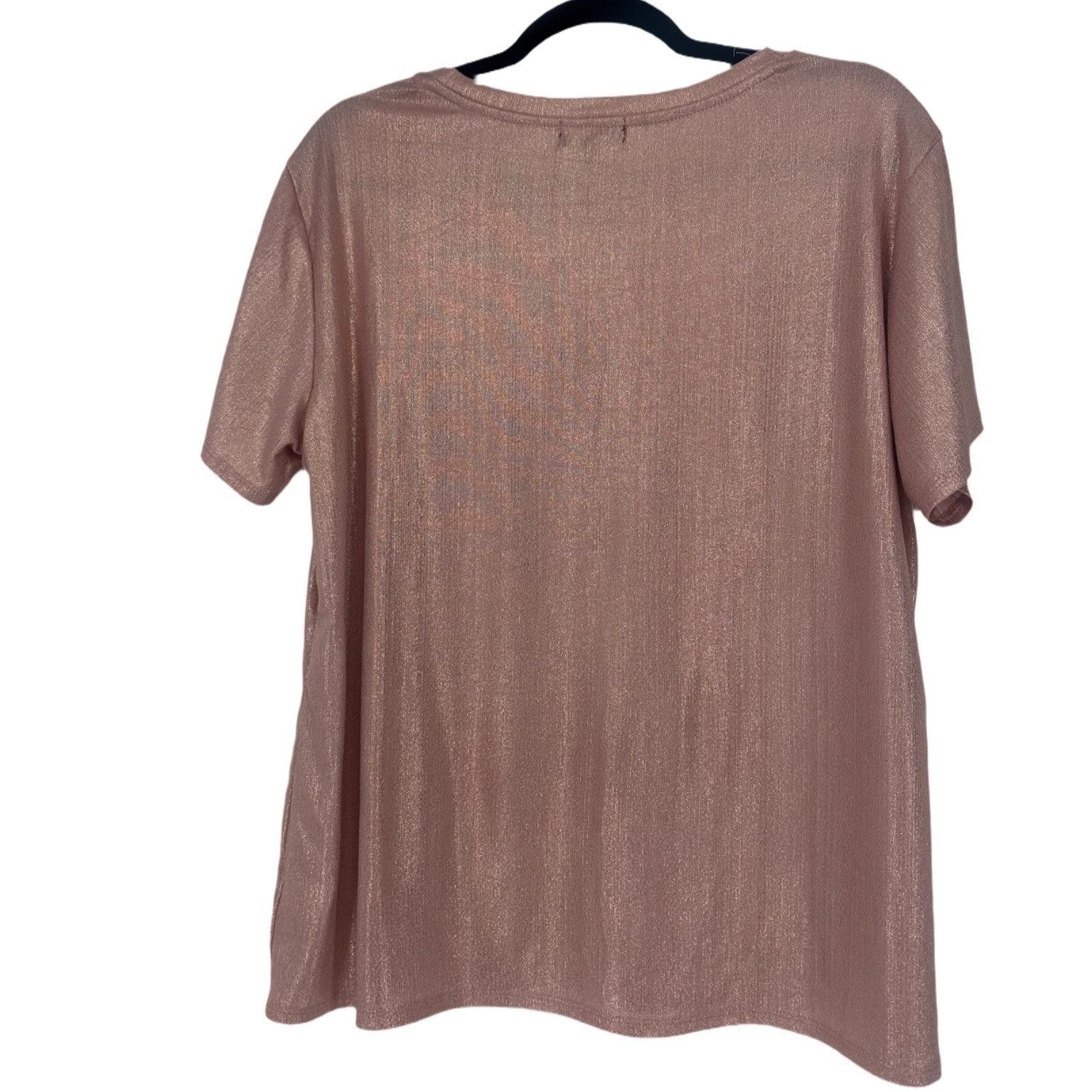 Other NWT Metallic Shimmer Tee A WHOLE LOTTA BLE$$INGS Dusty Rose Size XL / US 12-14 / IT 48-50 - 3 Thumbnail