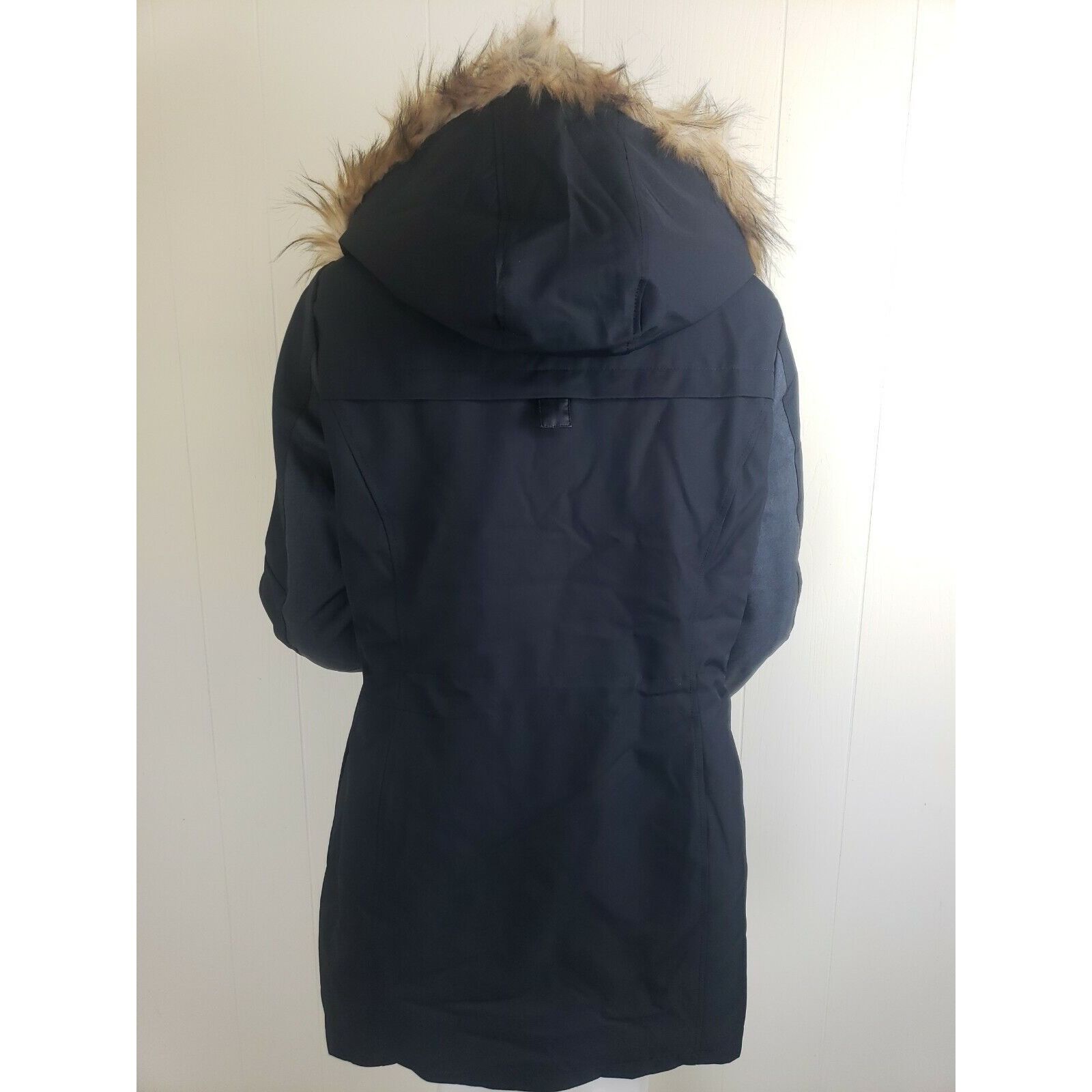Rainforest Rainforest Eco Down Hooded Coat Womens Sz L Black Faux Fur T Size L / US 10 / IT 46 - 3 Thumbnail