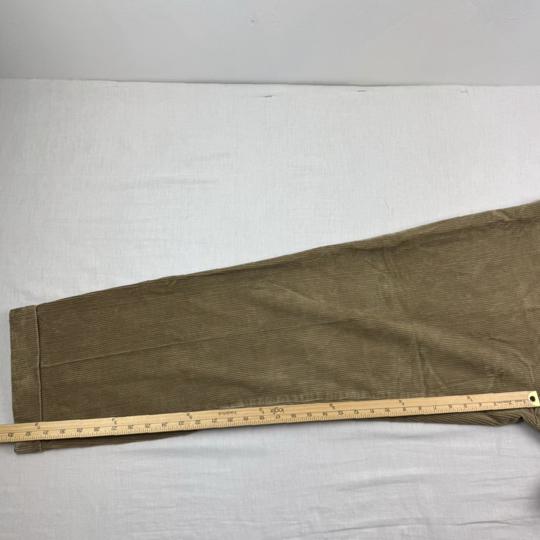 Gap VINTAGE Gap Corduroy Pants Adult 36x34 Khaki Relaxed Pleated 90s Y2K Shirt? Size US 36 / EU 52 - 7 Thumbnail