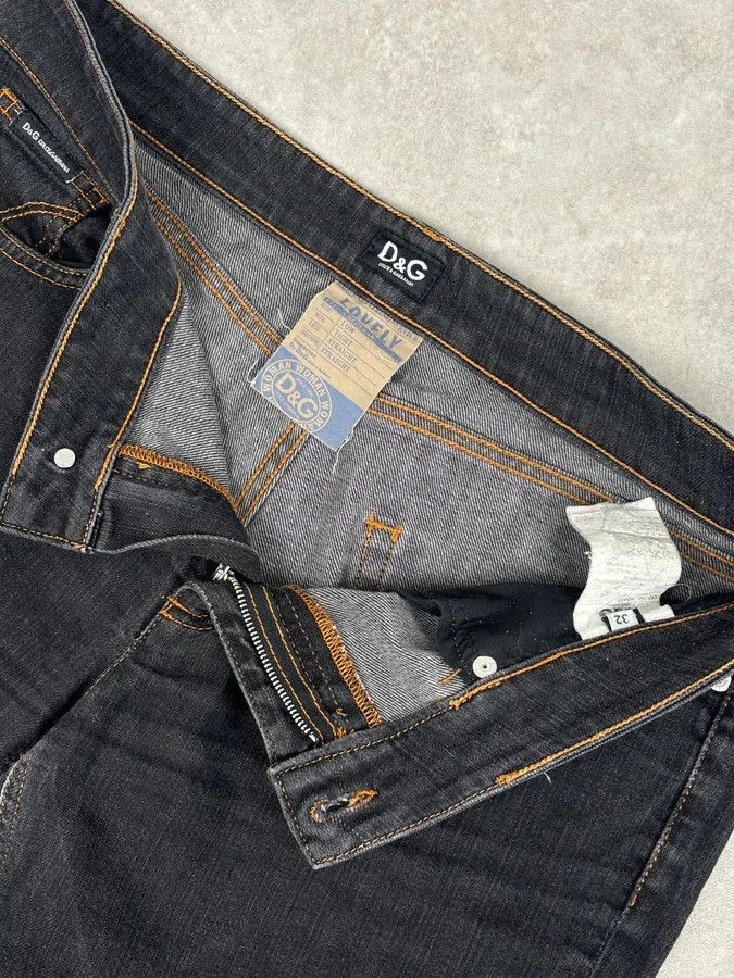 Dolce & Gabbana 2000s Dolce & Gabbana Navy Brut Denim Jeans Size US 33 - 8 Thumbnail