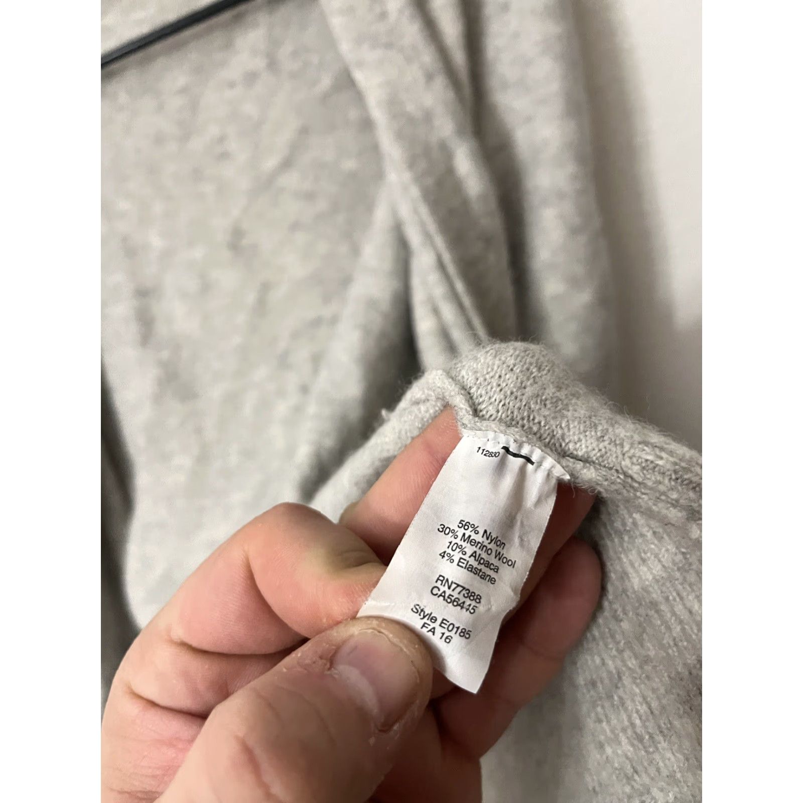 Madewell Madewell Ryder Cardigan Sweater Women's Small E0185 Alpaca Blend Gray Women's Size S / US 4 / IT 40 - 4 Thumbnail