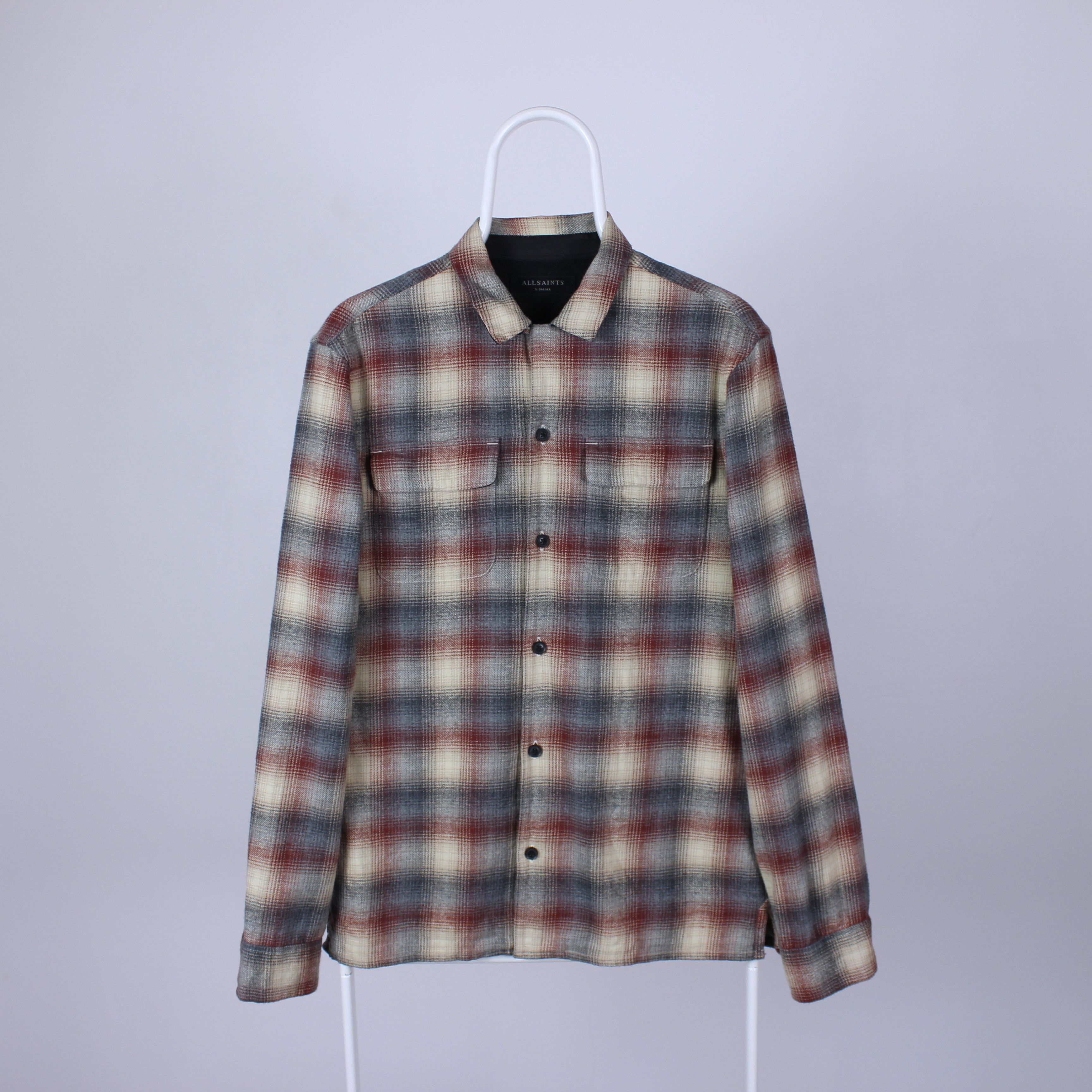 Allsaints Allsaint flannel shirt buttons ups heavy XS cotton Size US XS / EU 42 / 0 - 3 Thumbnail