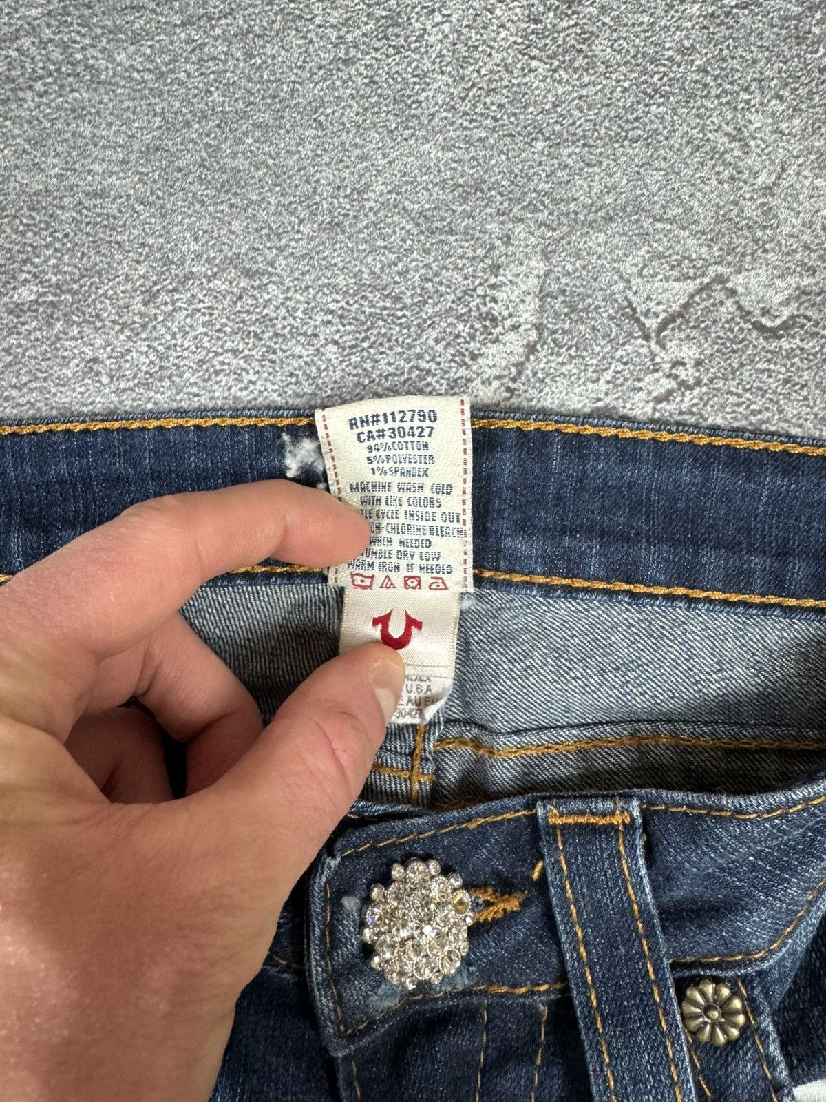 True Religion True Religion Denim Jeans Faded Size 31 Streetwear Size US 31 - 4 Thumbnail
