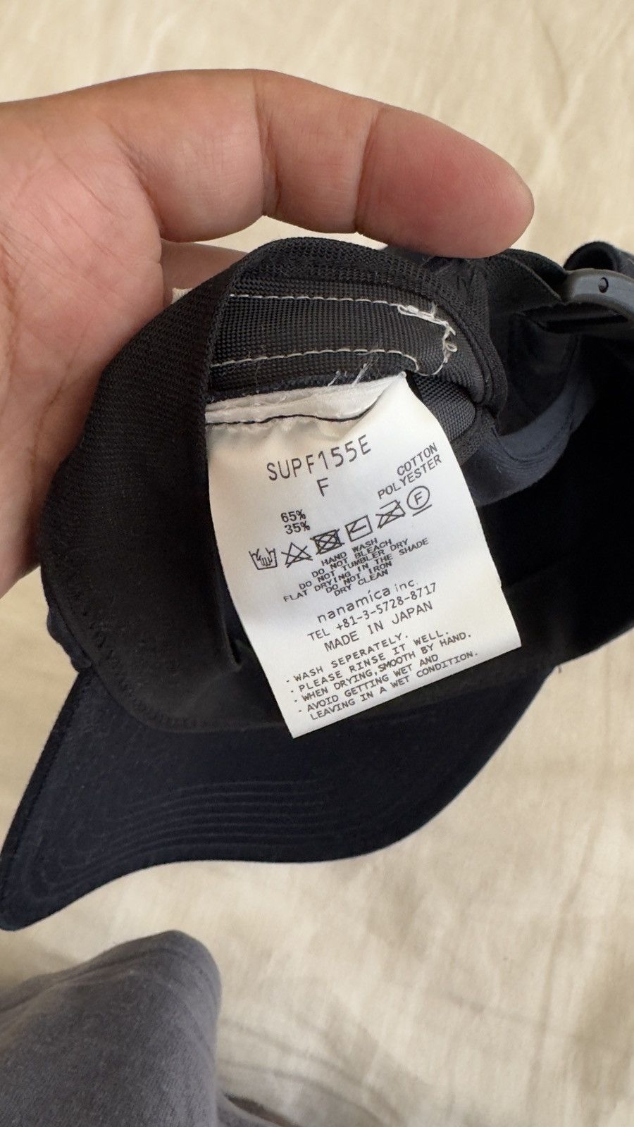 Nanamica Nanamica Navy Chino Cap Size ONE SIZE - 3 Thumbnail