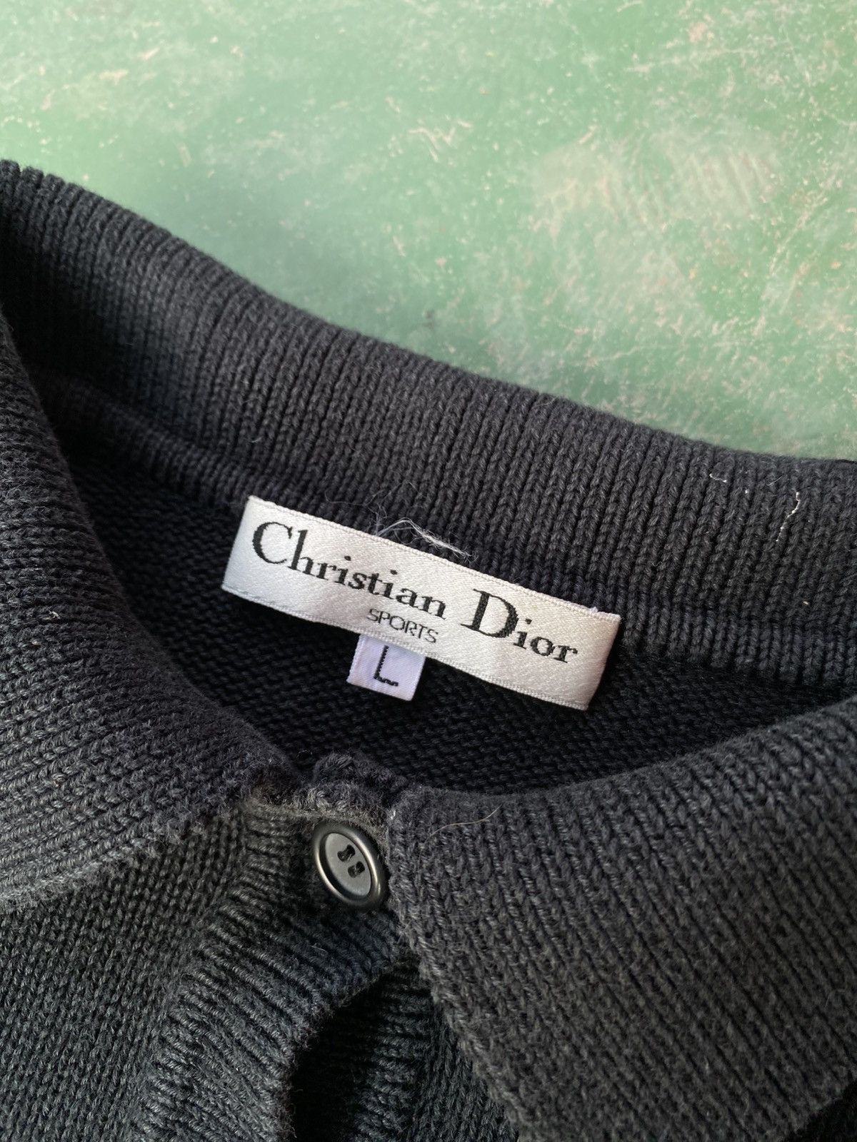 Christian Dior Monsieur 1980s - Christian Dior Sports Polo Logo Embroidered Knit Size US M / EU 48-50 / 2 - 5 Thumbnail
