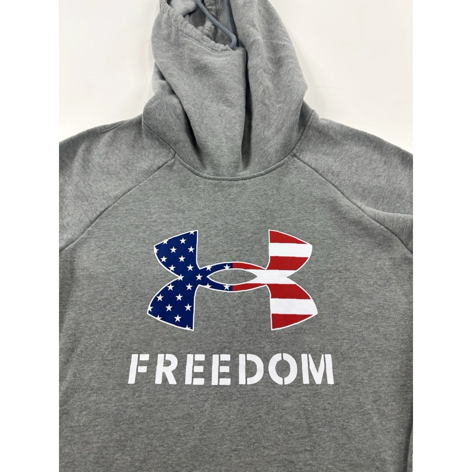 Under Armour Under Armour Hoodie Sweatshirt Womens Small Gray Logo Funnel Neck Pullover All Seasons Athletic Activewear Size S / US 4 / IT 40 - 2 Thumbnail