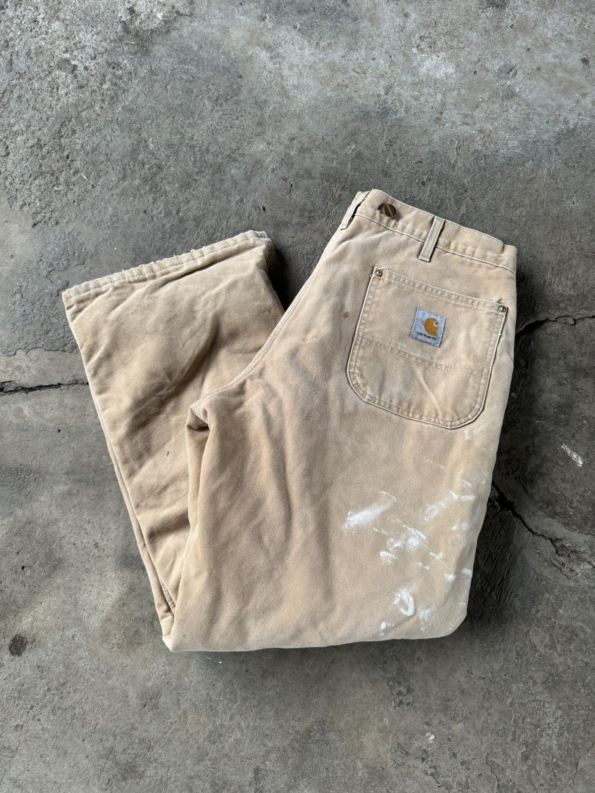Carhartt × Vintage Vintage Insulated Carhartt Pants Size US 34 / EU 50 - 1 Thumbnail