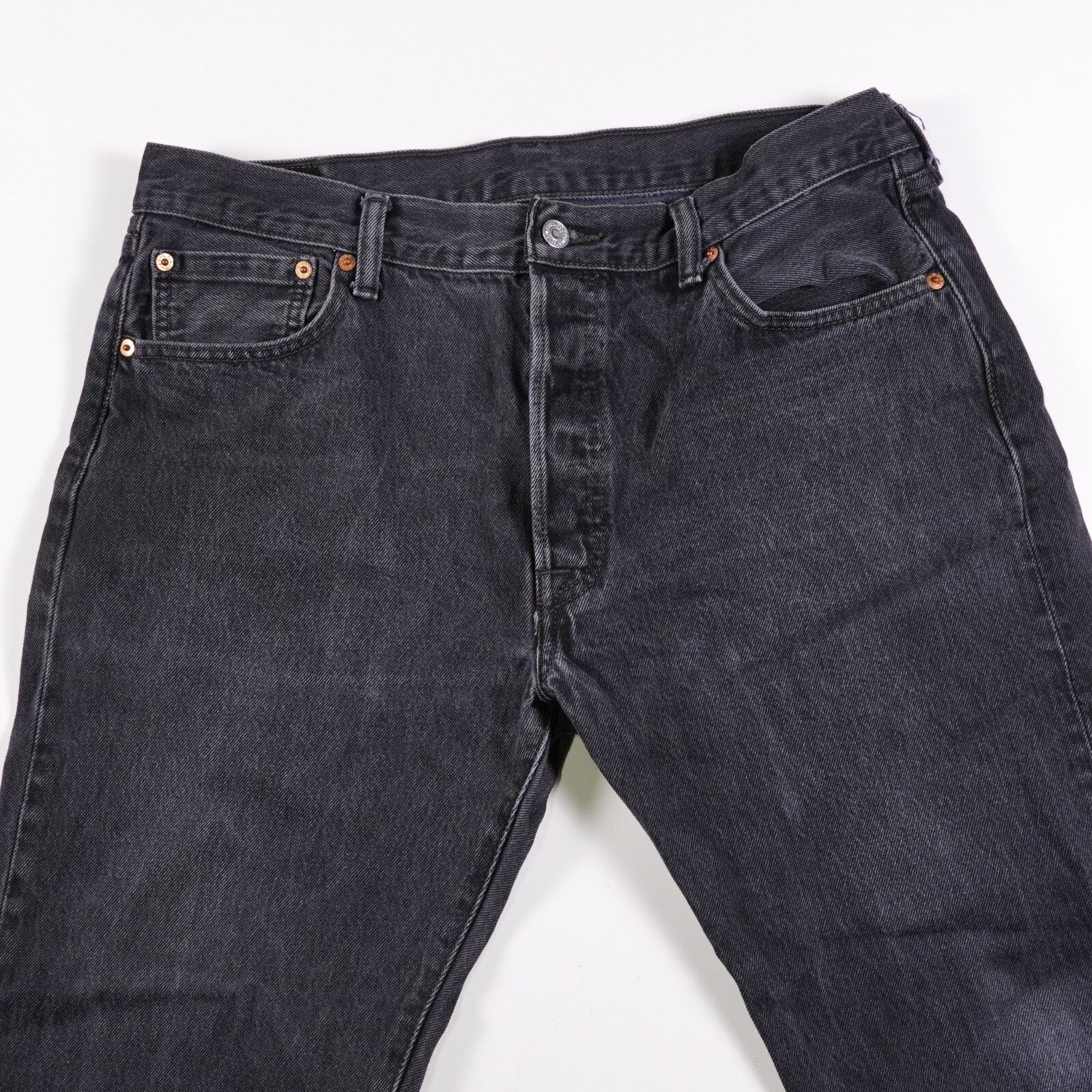 Levi's Levi Strauss 501 Denim Jeans Straight Wide Leg Pants 36x30 Size US 36 / EU 52 - 5 Thumbnail