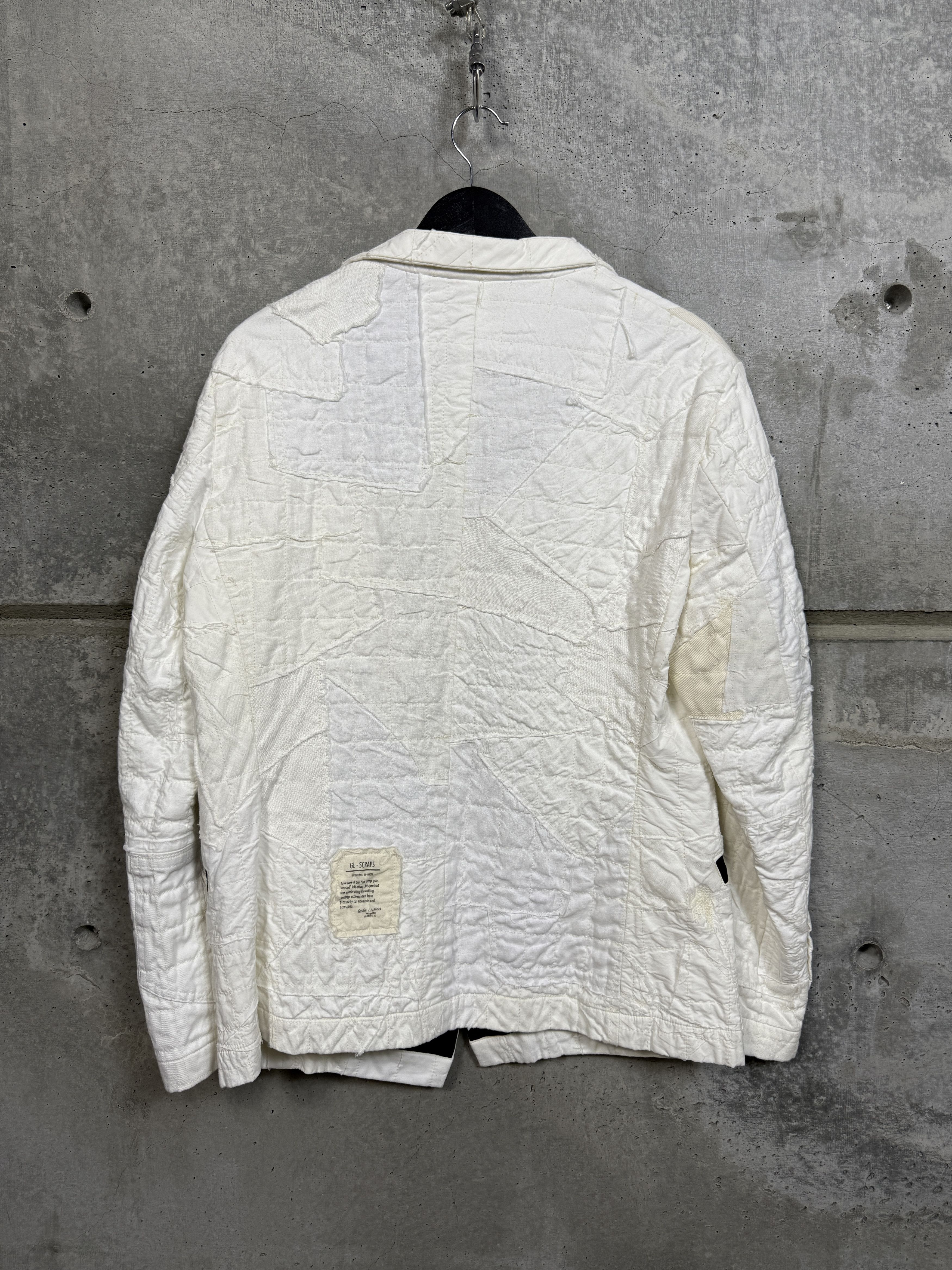 Greg Lauren $1750 Greg Lauren Ivory Stitchwork Dinner Jacket Size US L / EU 52-54 / 3 - 2 Thumbnail