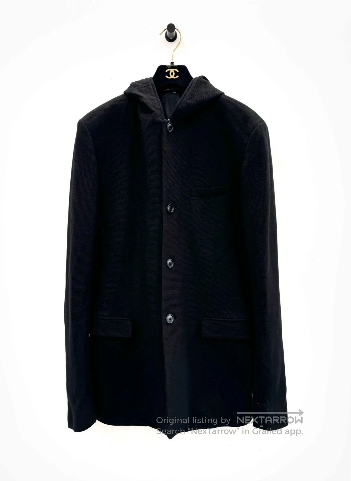 Dior black hooded coat by dior. Size US L / EU 52-54 / 3 - 1 Thumbnail